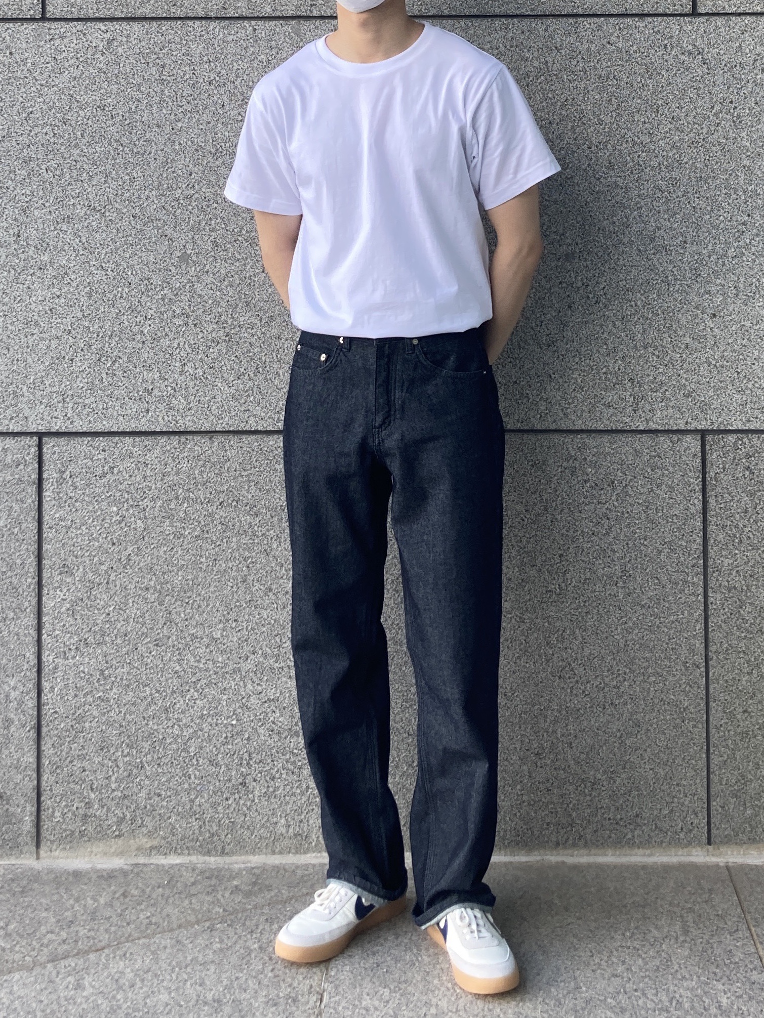 Nike x J.Crew Killshot 2 Sail Midnight Navy 착용 스타일 - 1