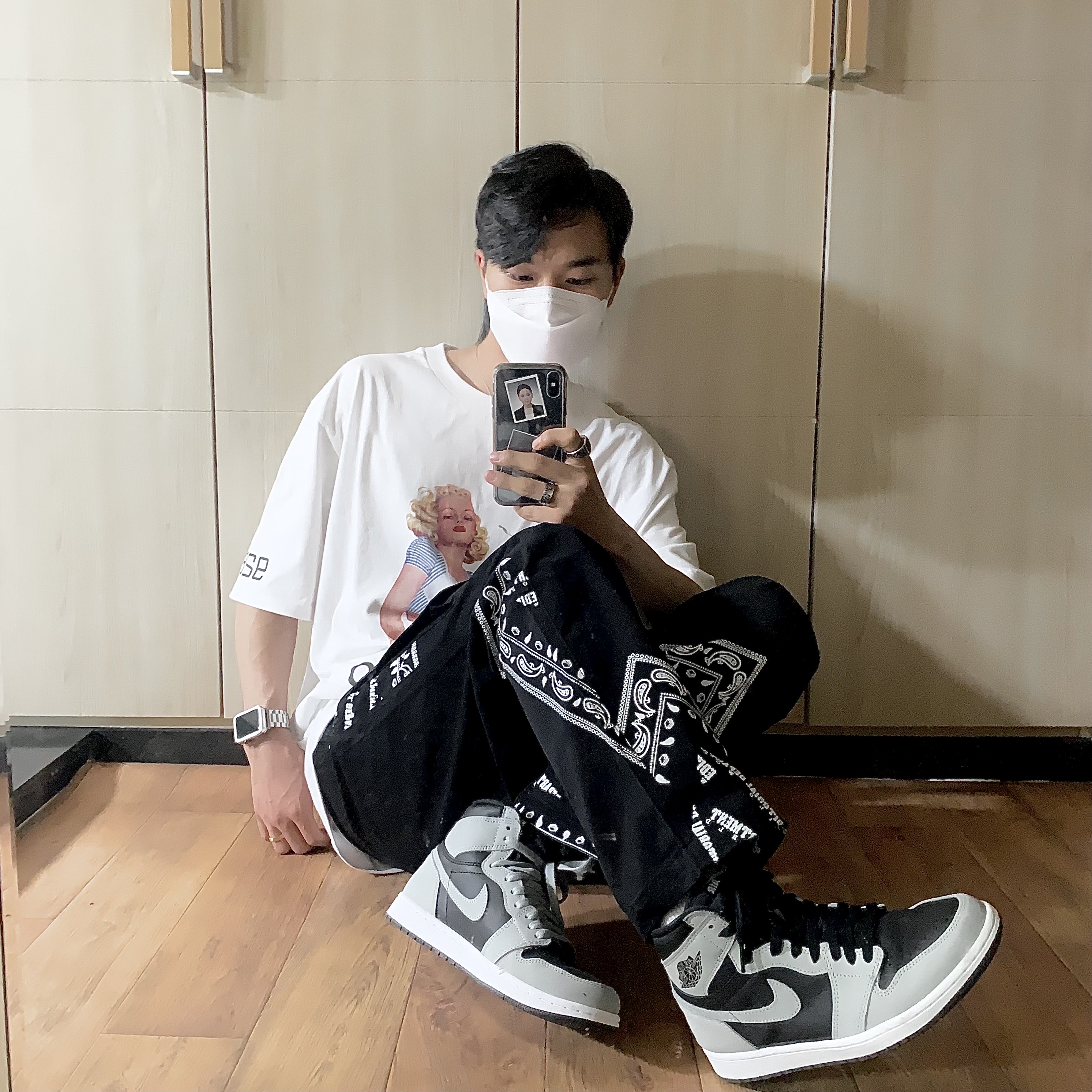 Jordan 1 Retro High OG Shadow 2.0, (GS) Jordan 1 Retro High OG Shadow 2.0 착용 스타일