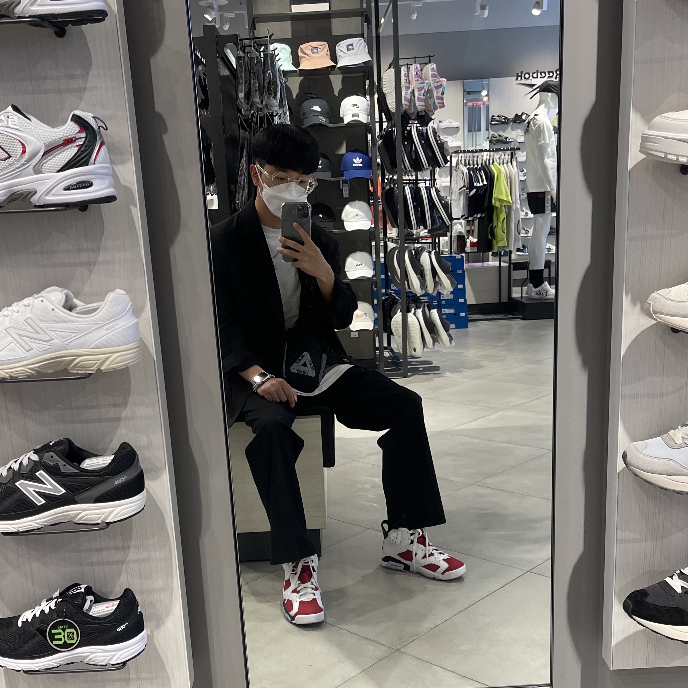Jordan 6 Retro Carmine 2021 착용 스타일
