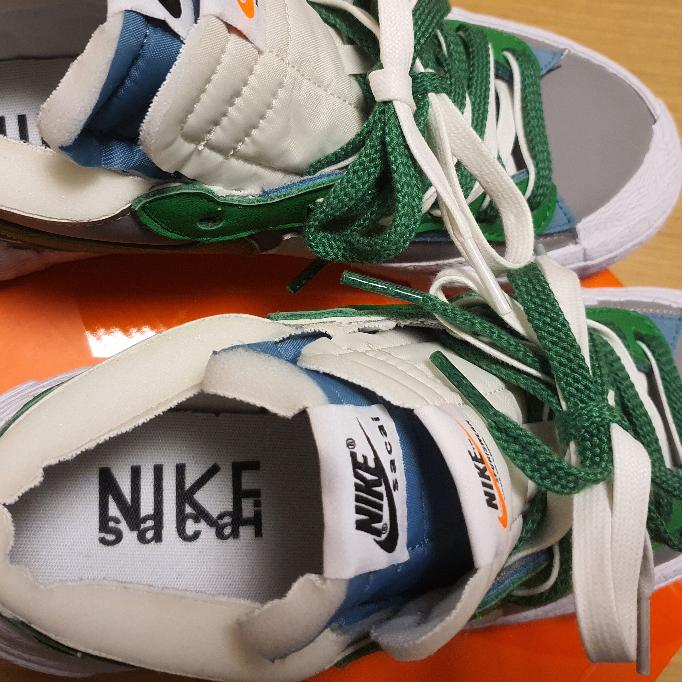 Nike x Sacai Blazer Low Classic Green 착용 스타일 - 3