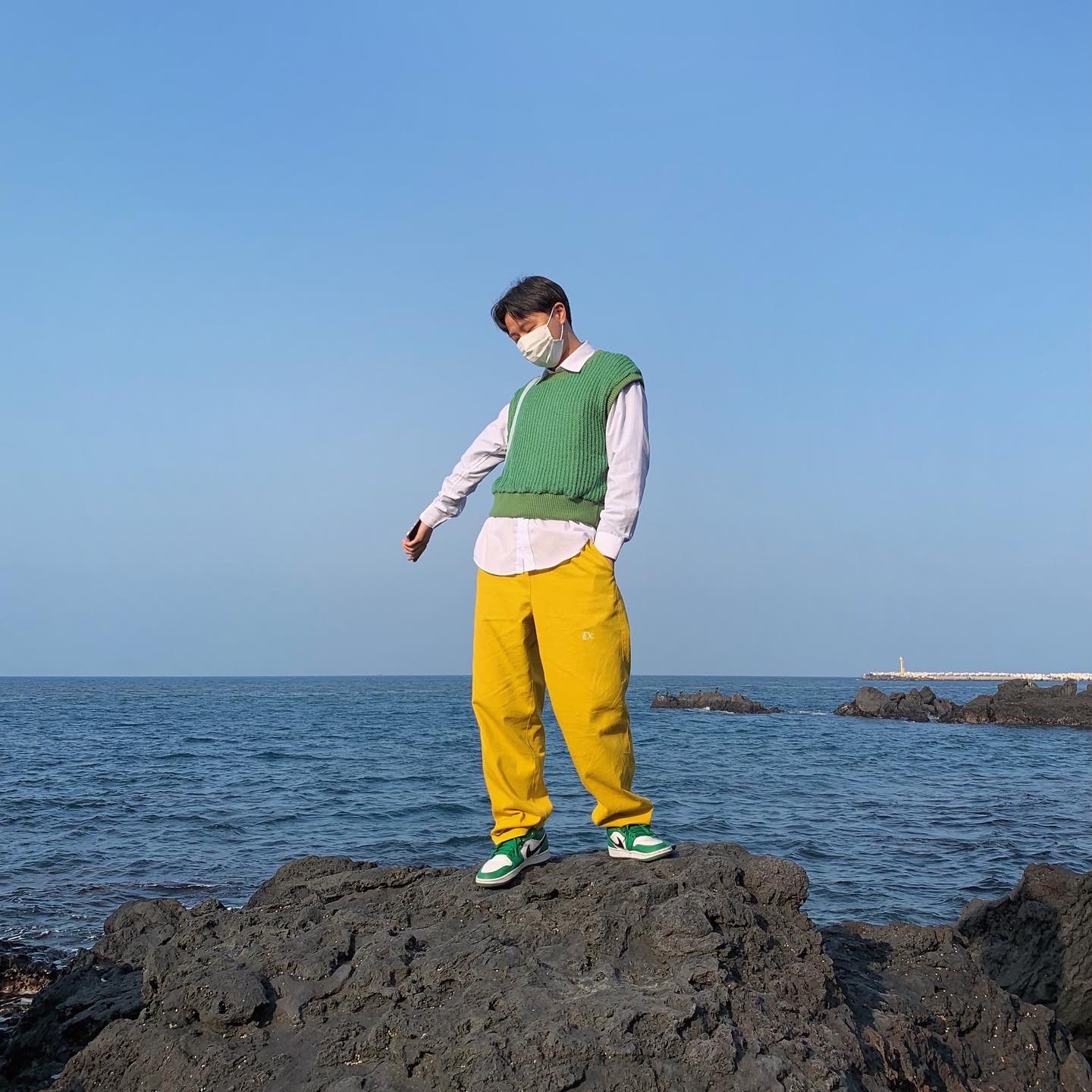 Jordan 1 Low Pine Green 착용 스타일 - 1