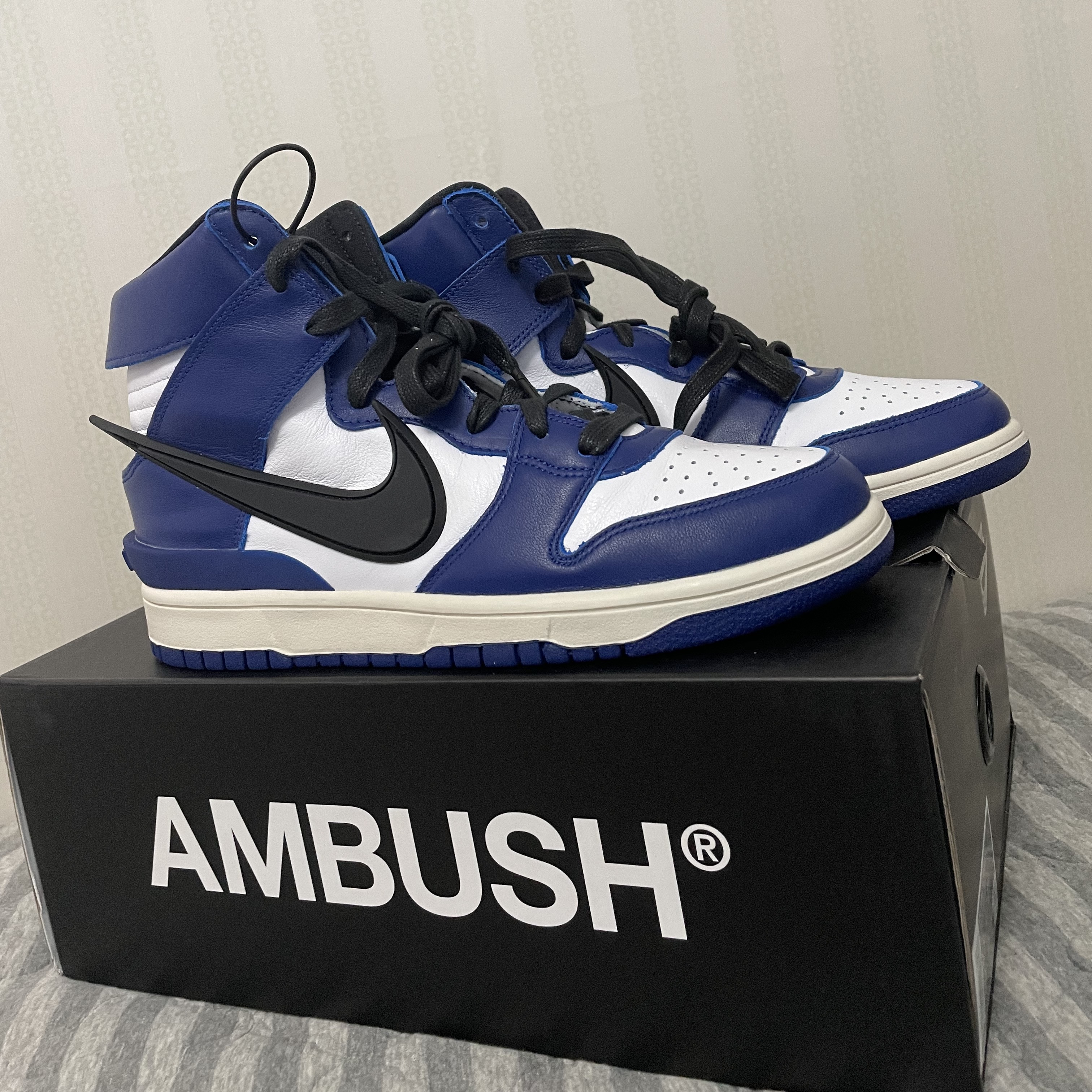 Nike x Ambush Dunk High Deep Royal Blue 착용 스타일