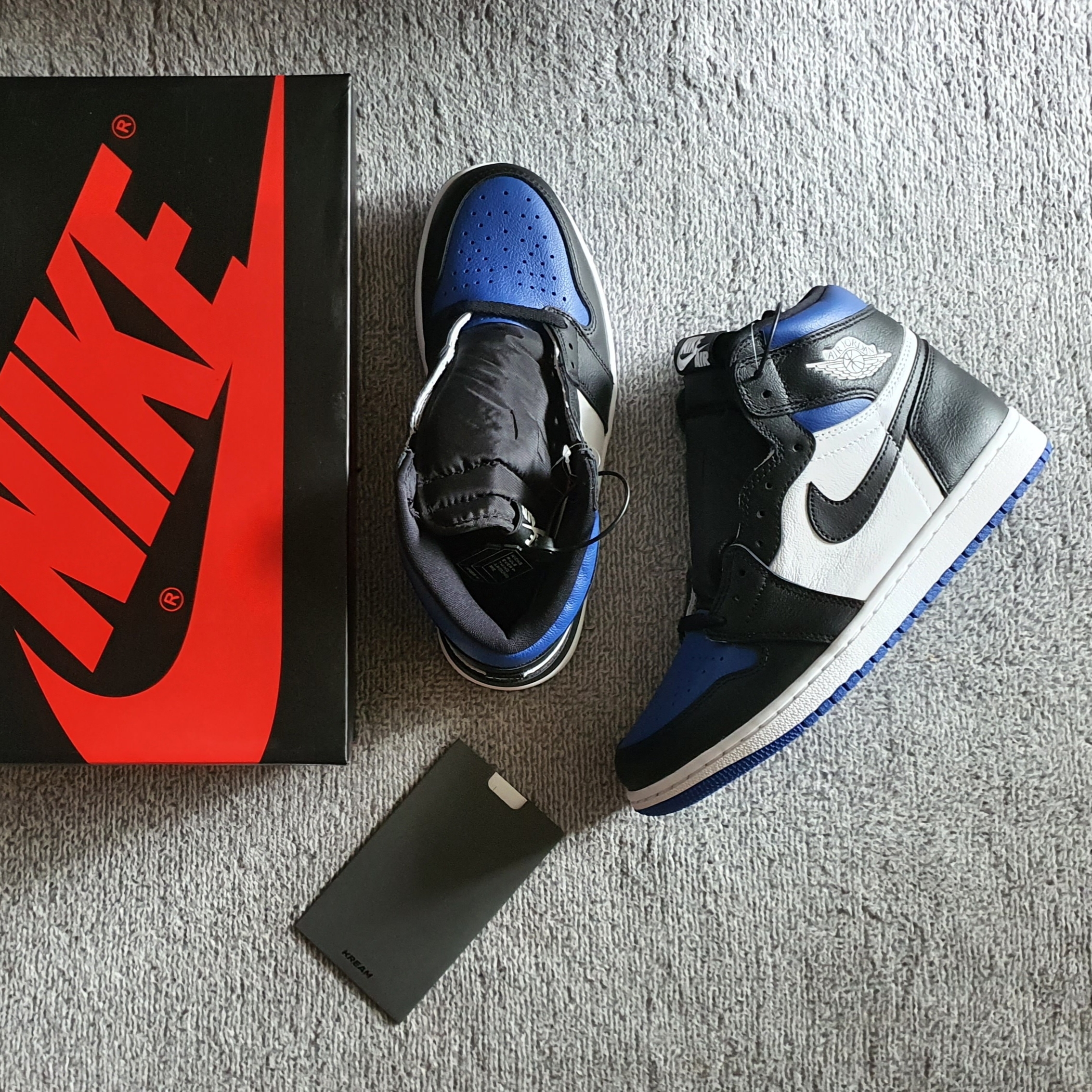 Jordan 1 Retro High OG Royal Toe 착용 스타일 - 2