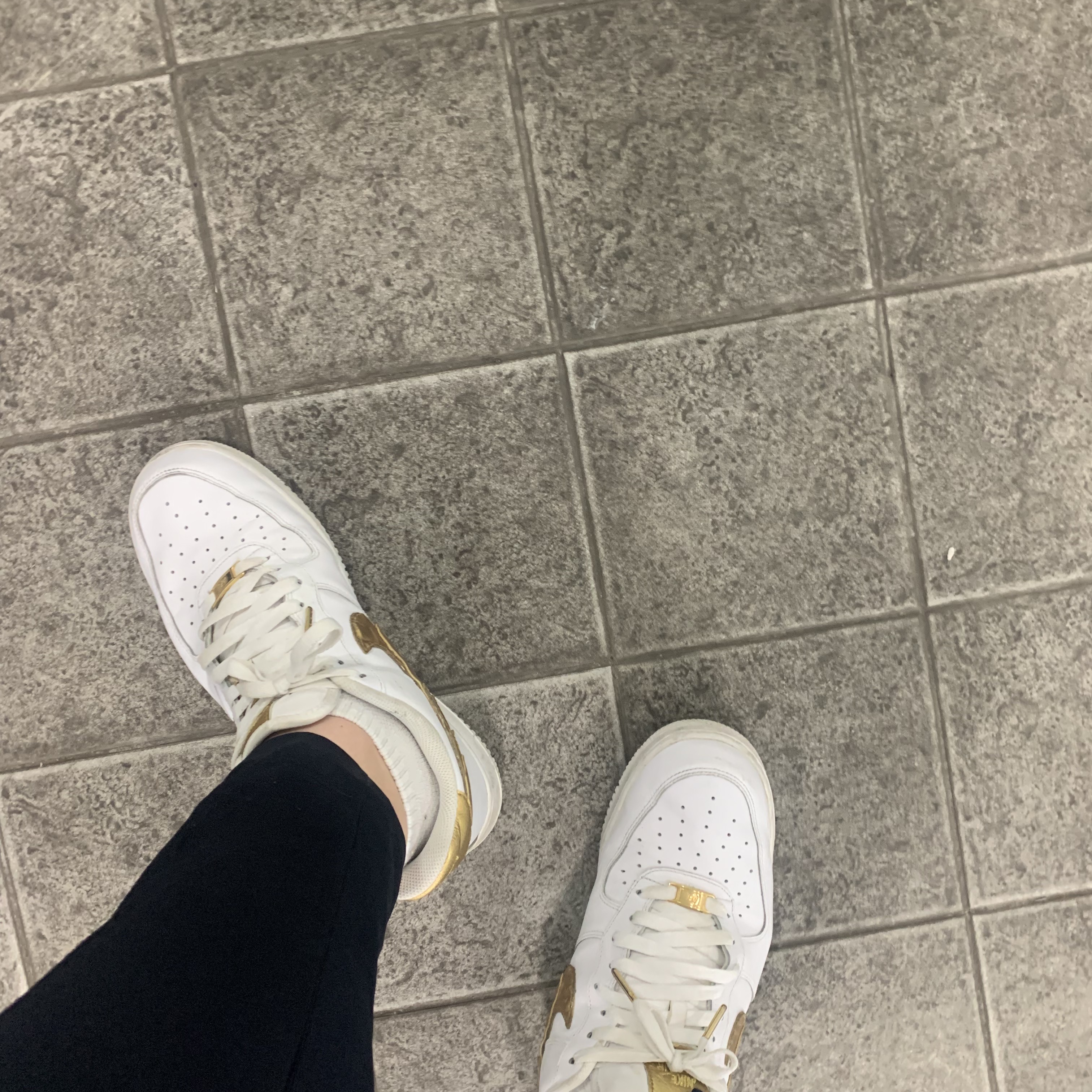 Nike Air Force 1 Low CR7 Golden Patchwork 착용 스타일