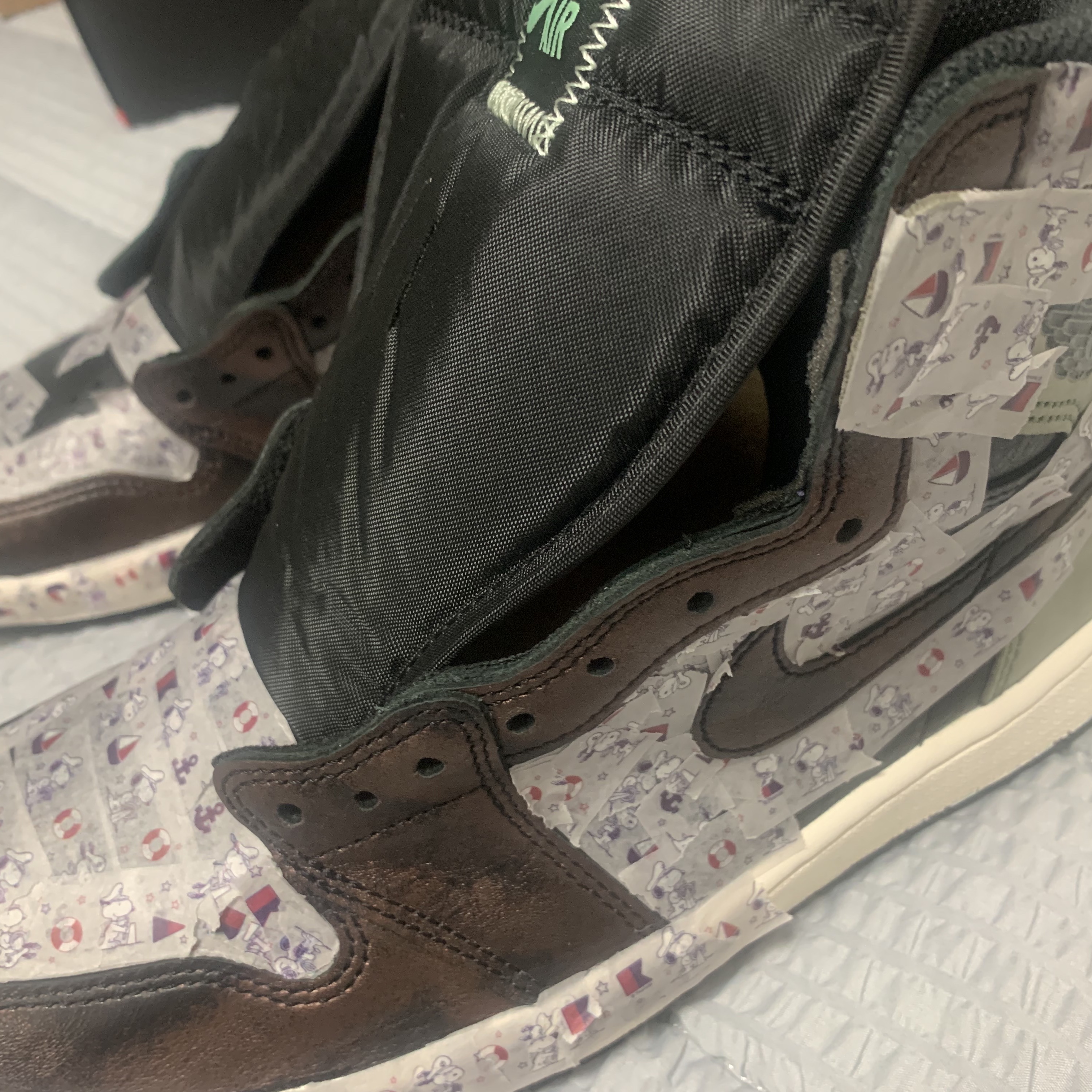 Jordan 1 Retro High OG Rust Shadow 착용 스타일 - 2