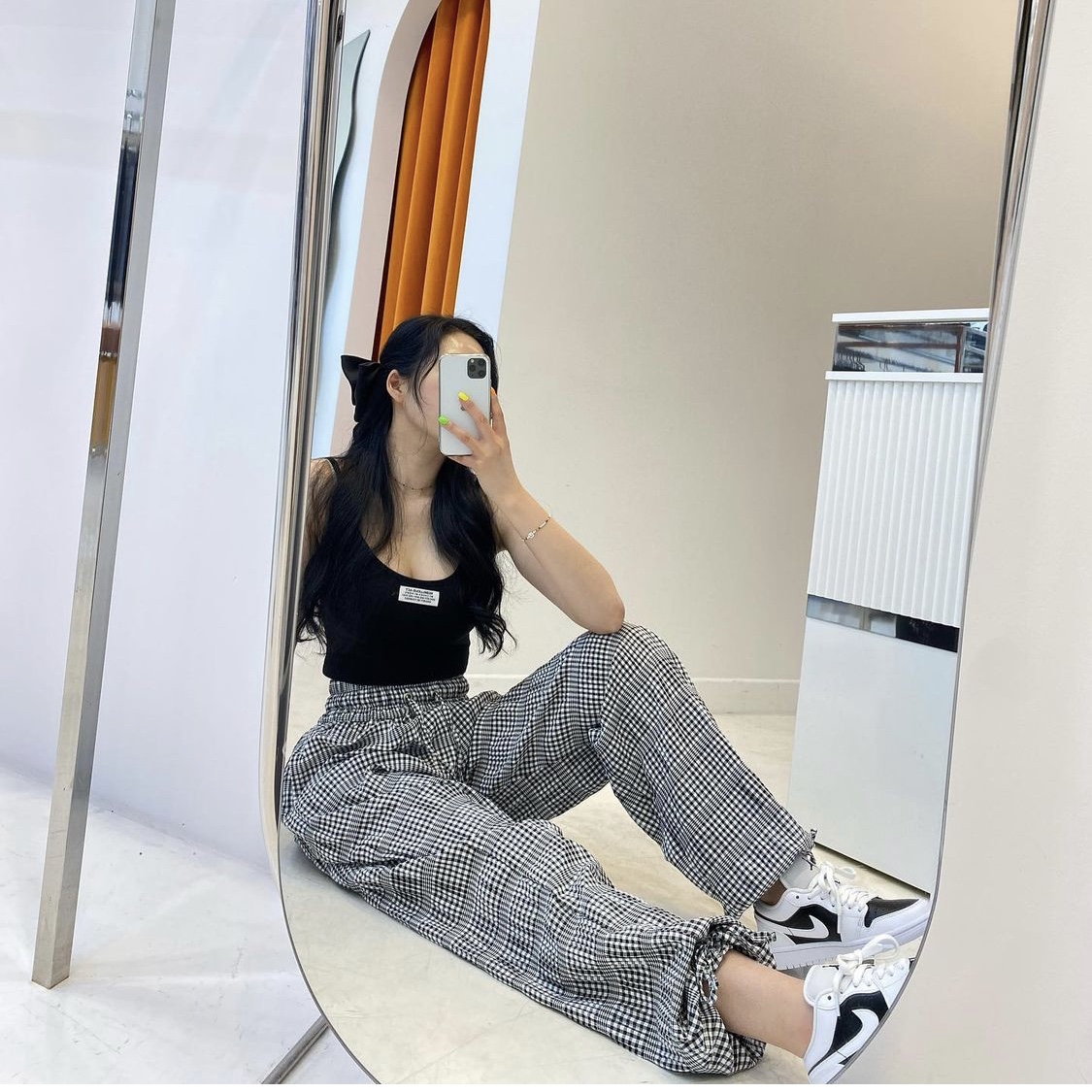 (W) Jordan 1 Low Panda 착용 스타일 - 2