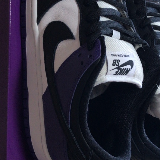 Nike SB Dunk Low Pro Court Purple 착용 스타일 - 3