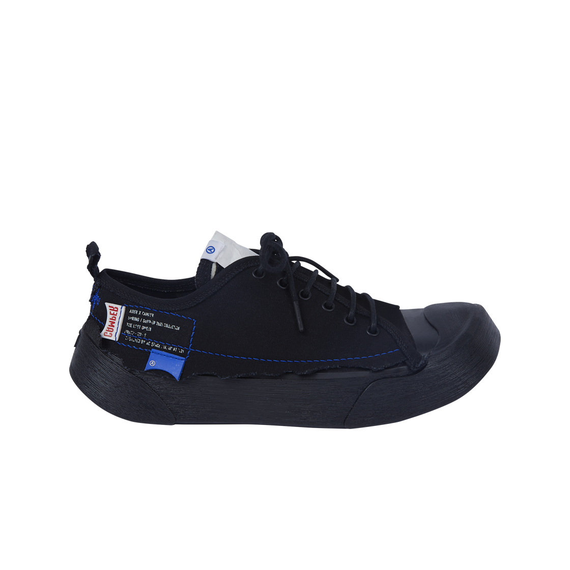 (W) 캠퍼 x 아더에러 프로토-111-S 신더 베이직 스니커즈 블랙((W) Camper x Ader Error Proto-111-S Cinder Basic Sneakers Black)
