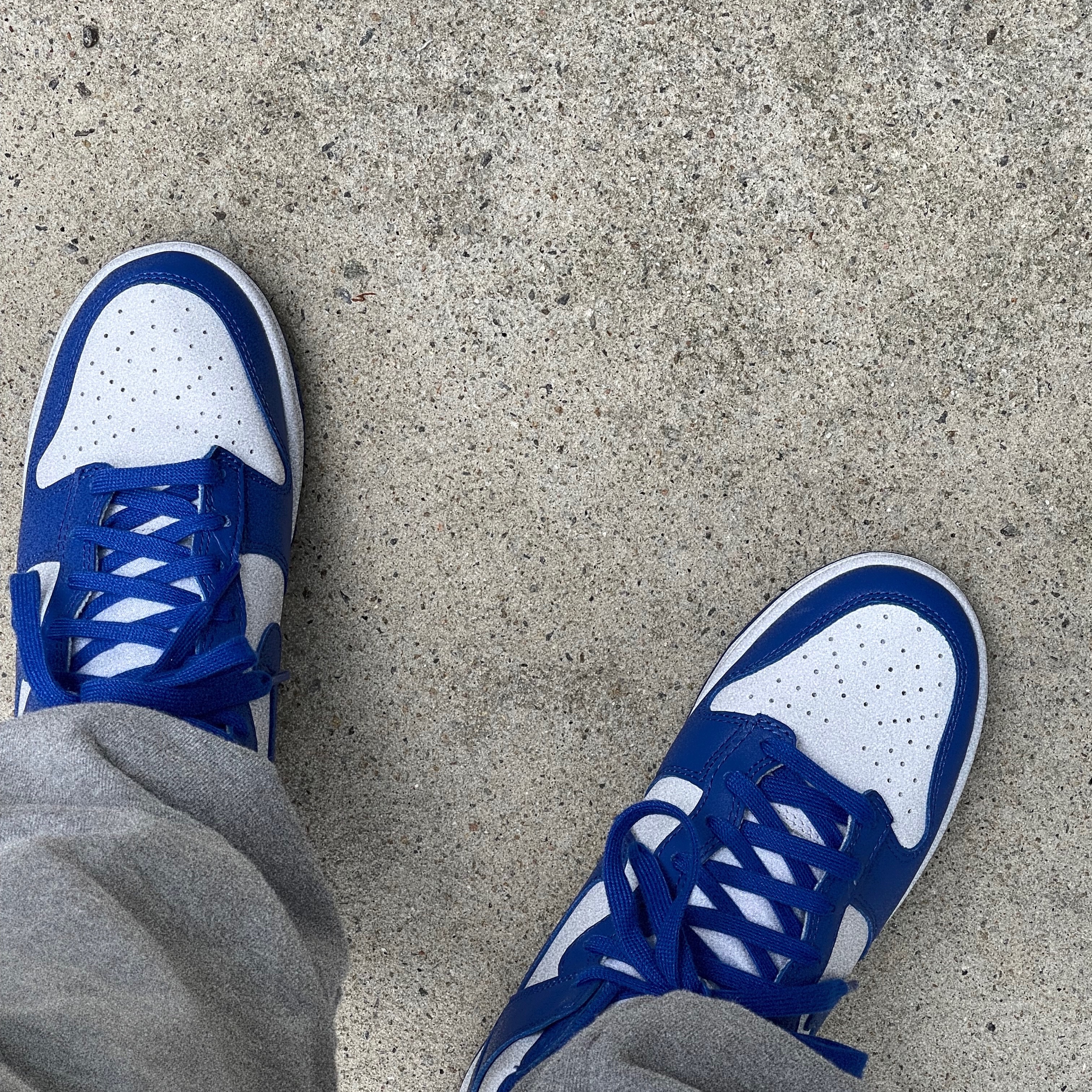 Nike Dunk High Retro Game Royal 착용 스타일 - 2