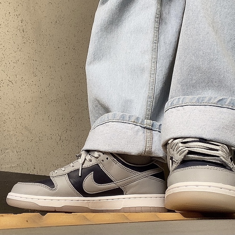 (W) Nike Dunk Low SP College Navy 착용 스타일 - 2