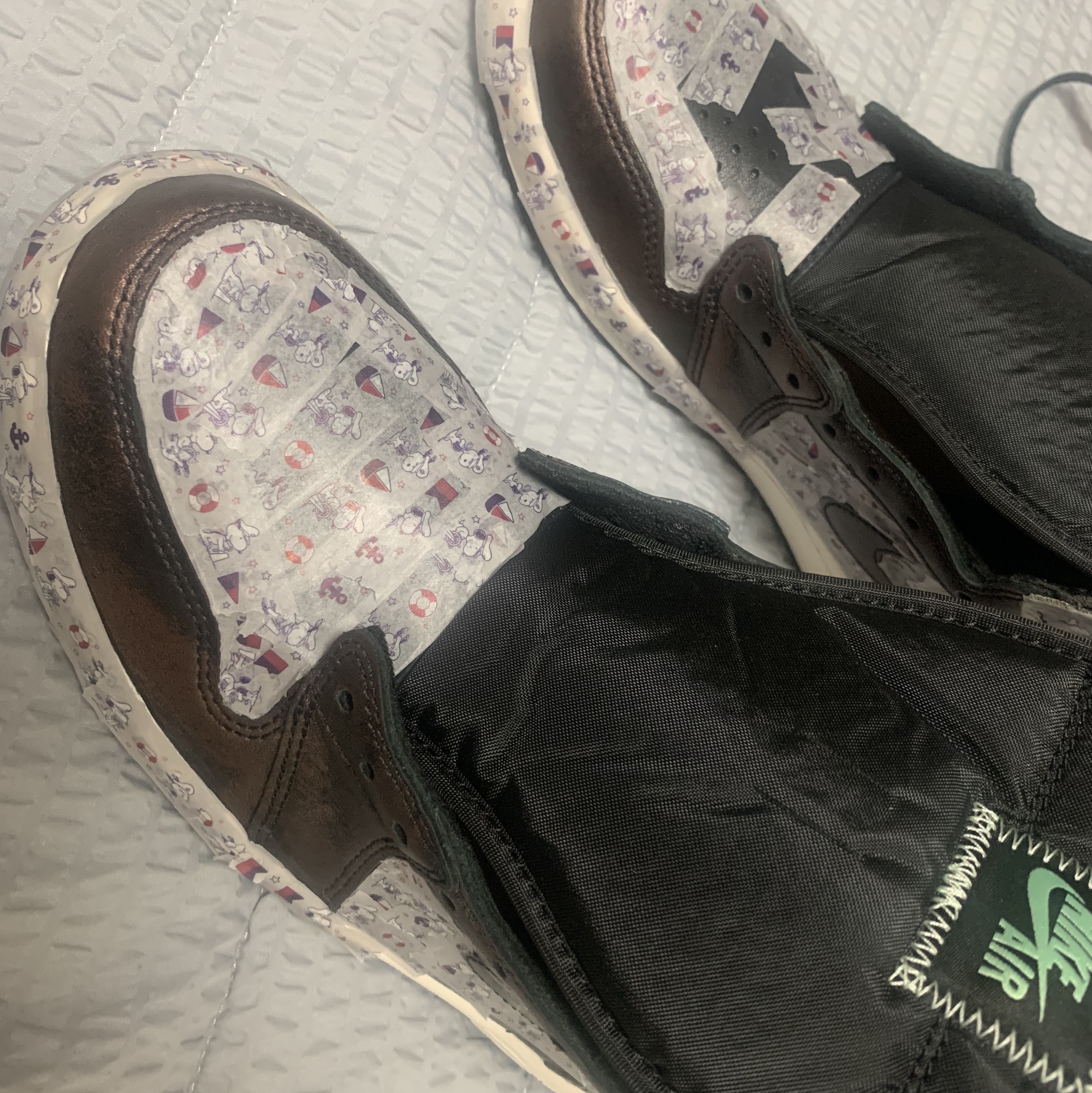 Jordan 1 Retro High OG Rust Shadow 착용 스타일 - 1
