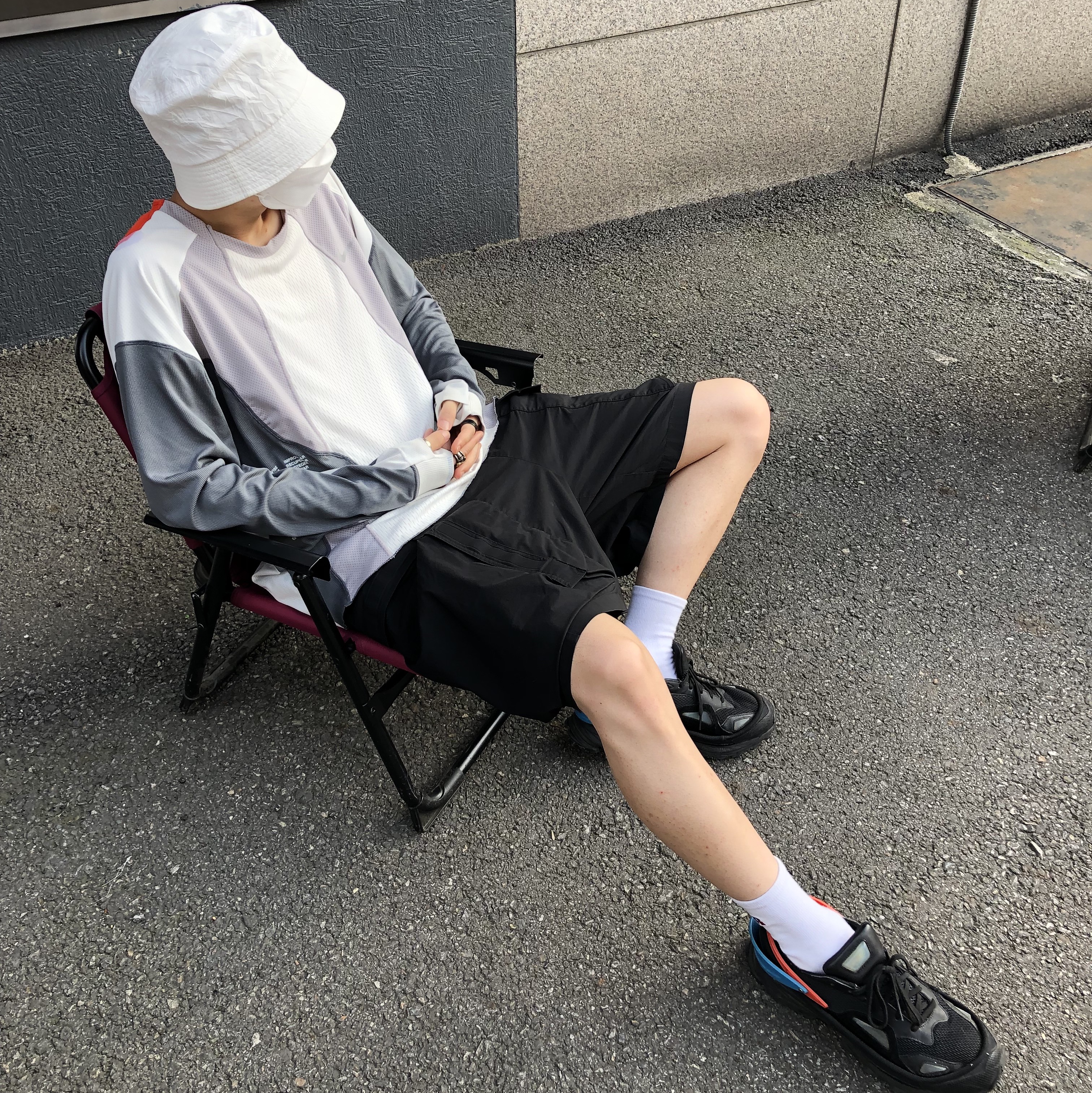 Adidas x Raf Simons Response Trail 2 White 착용 스타일