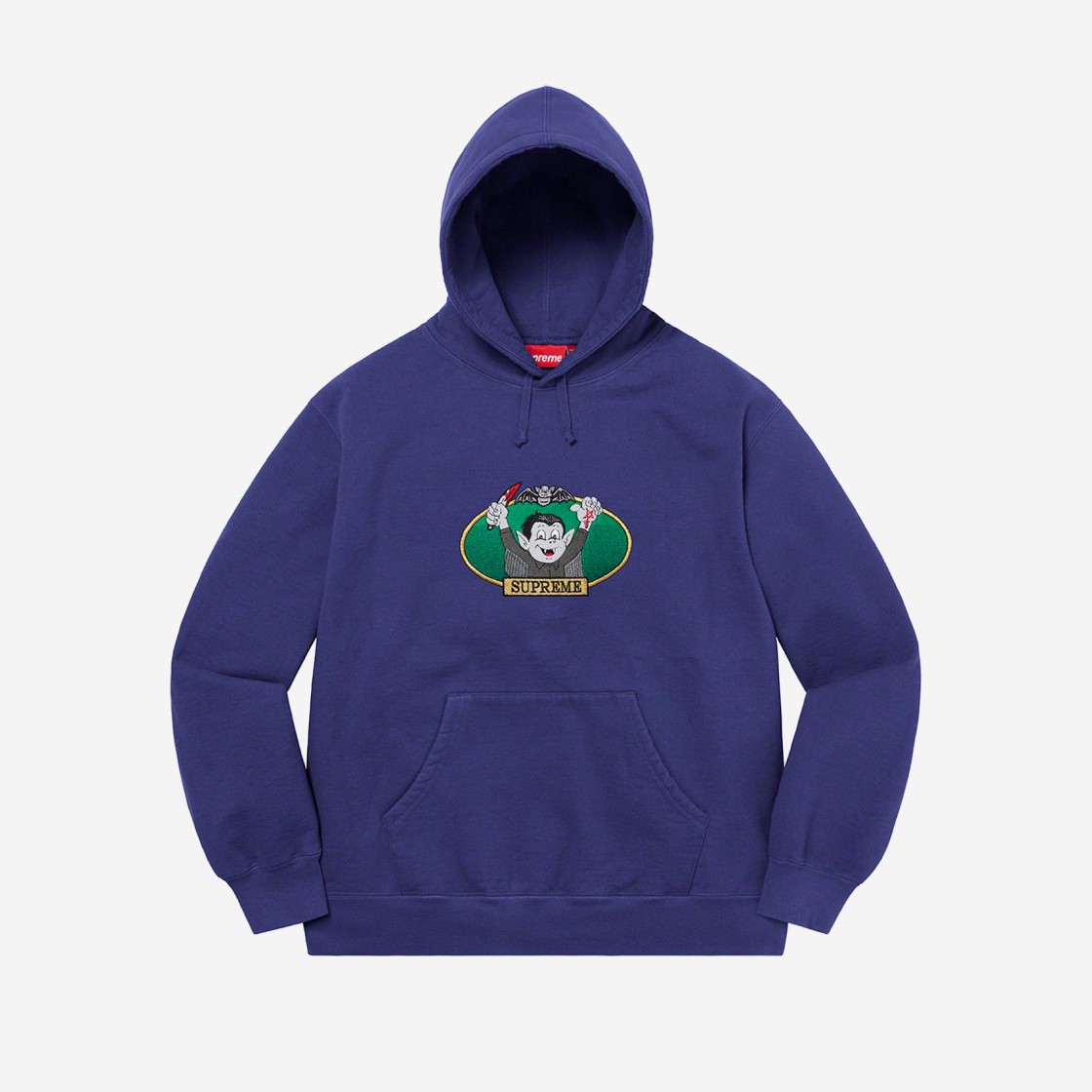 Supreme Vampire Boy Hooded Sweatshirt Washed Navy - 21SS 상세 이미지 1