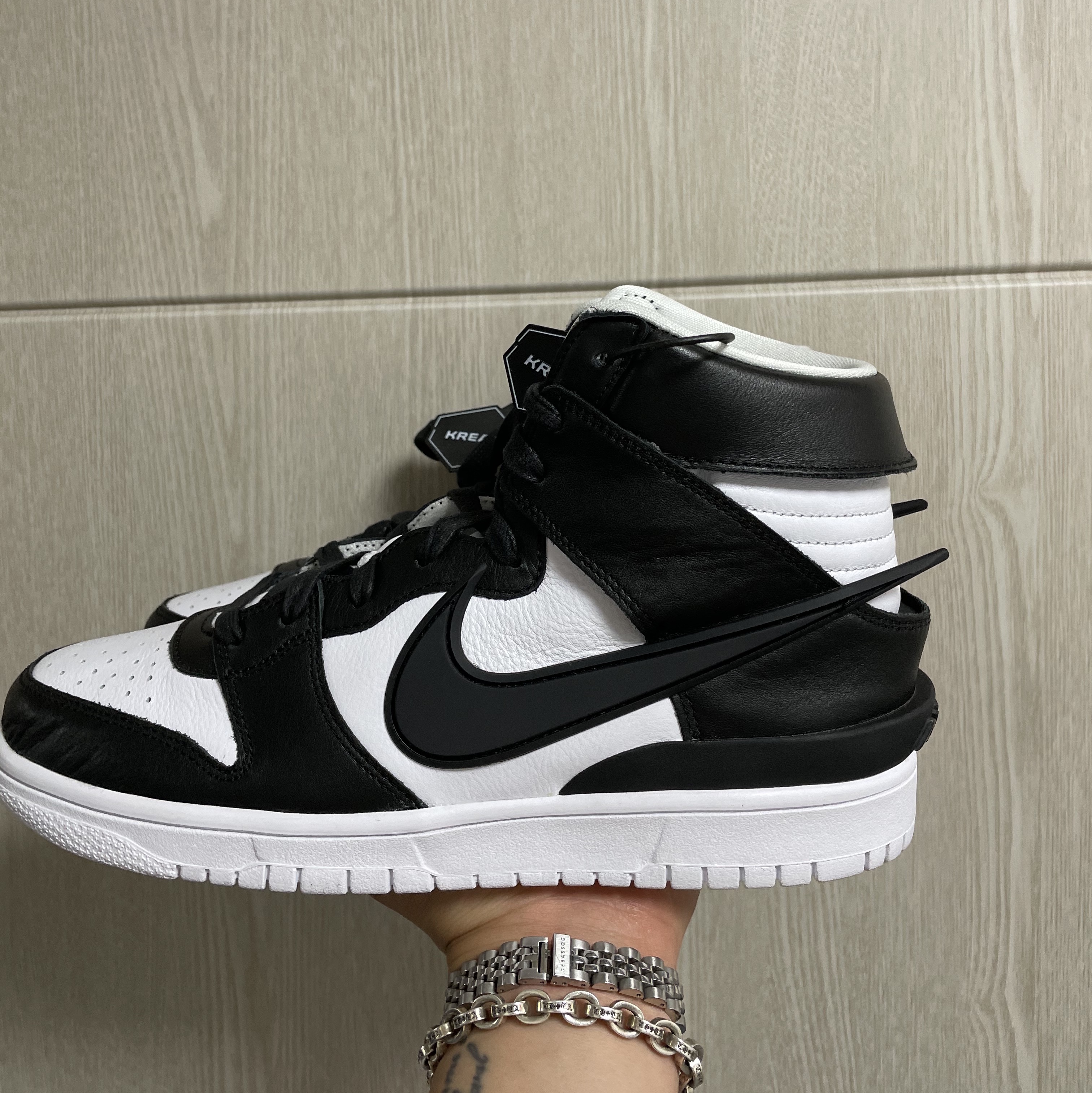 Nike x Ambush Dunk High Black 착용 스타일