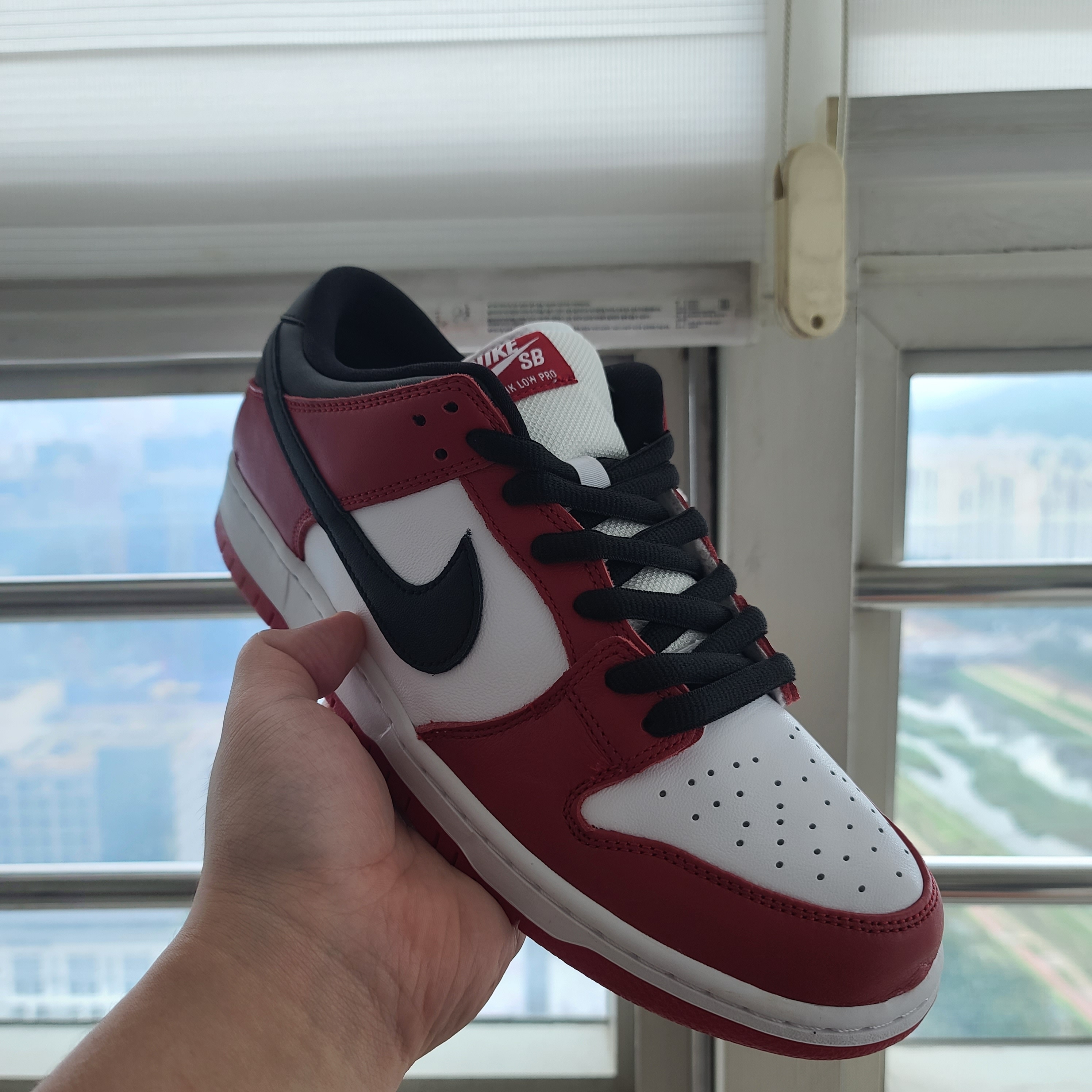 Nike x Supreme SB Dunk Low Red Cement 2012, Nike SB Dunk Low Pro Chicago 착용 스타일 - 4