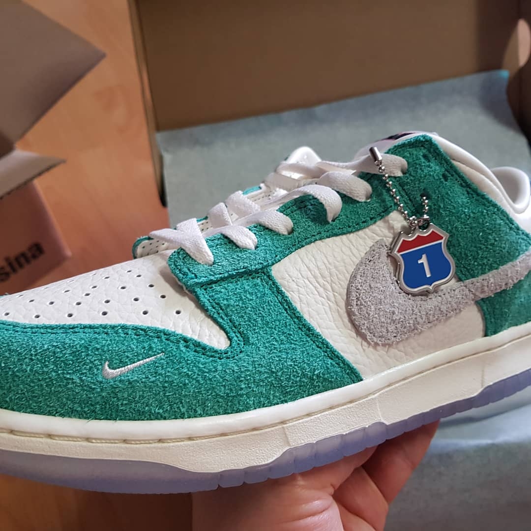 Nike x Kasina Dunk Low Road Sign - Kasina Exclusive 착용 스타일 - 3