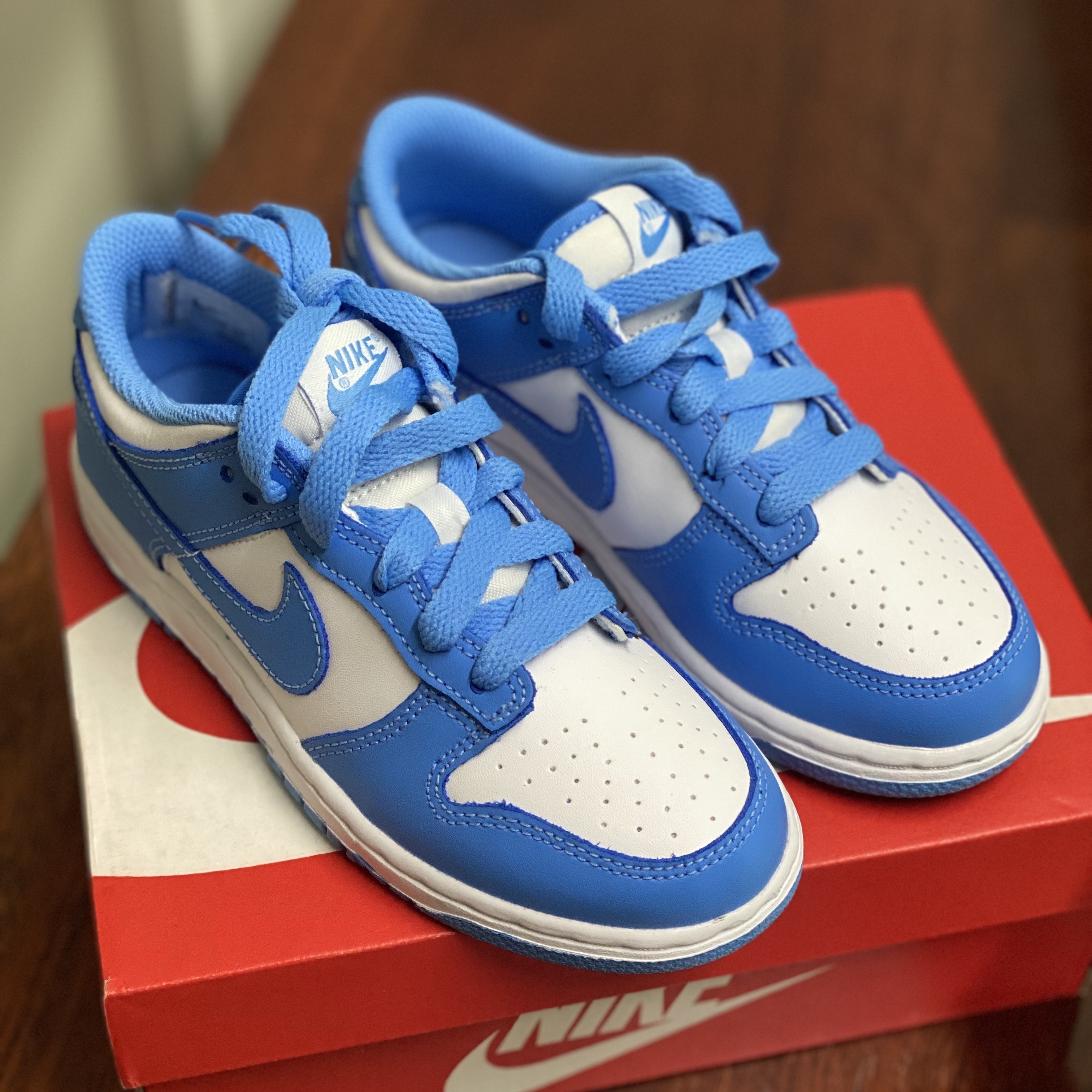 (PS) Nike Dunk Low University Blue 착용 스타일