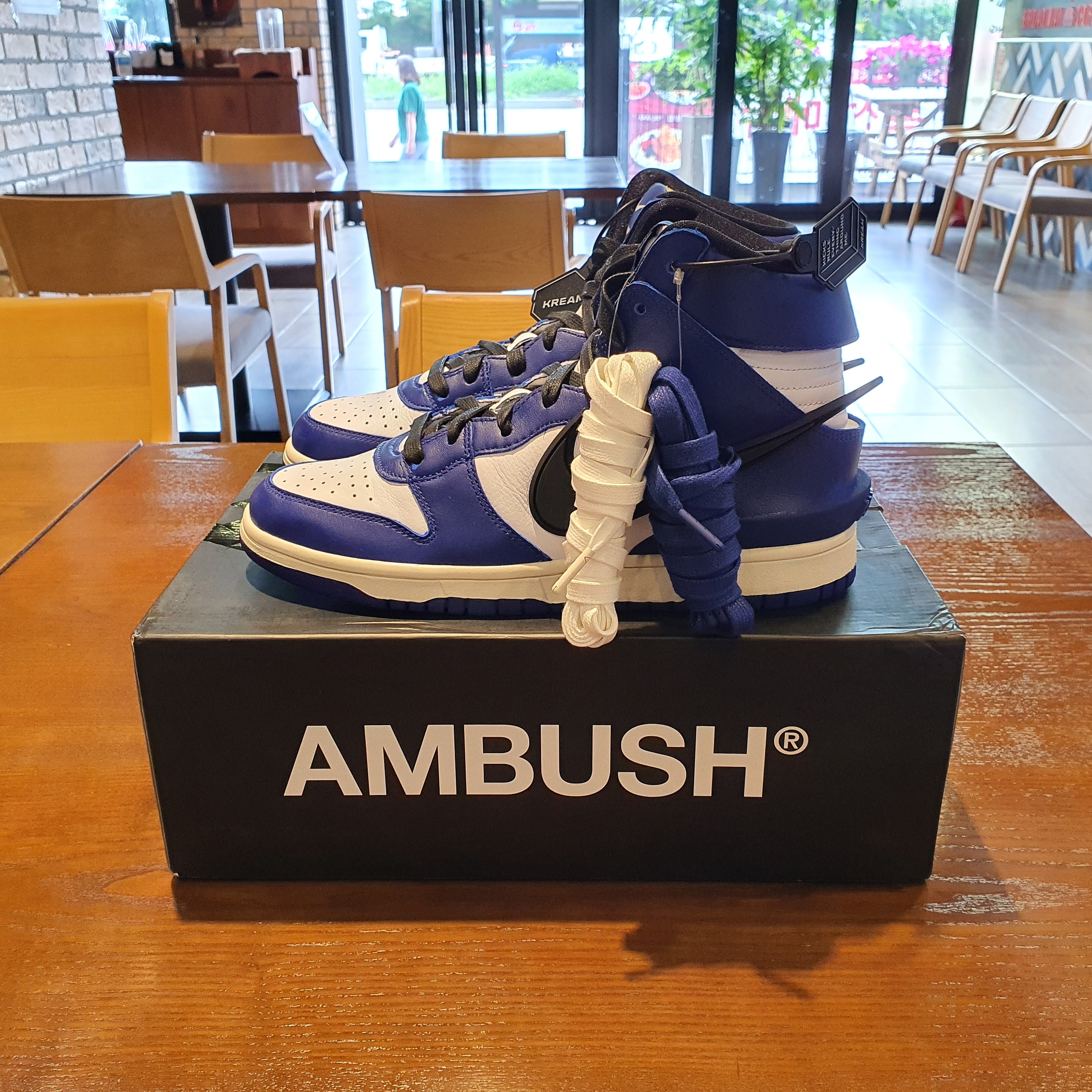 Nike x Ambush Dunk High Deep Royal Blue 착용 스타일