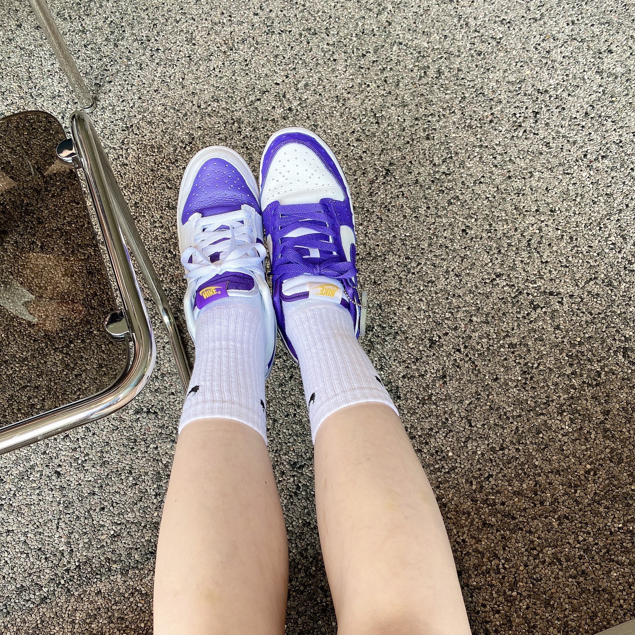 (W) Nike Dunk Low SE Flip 착용 스타일 - 2