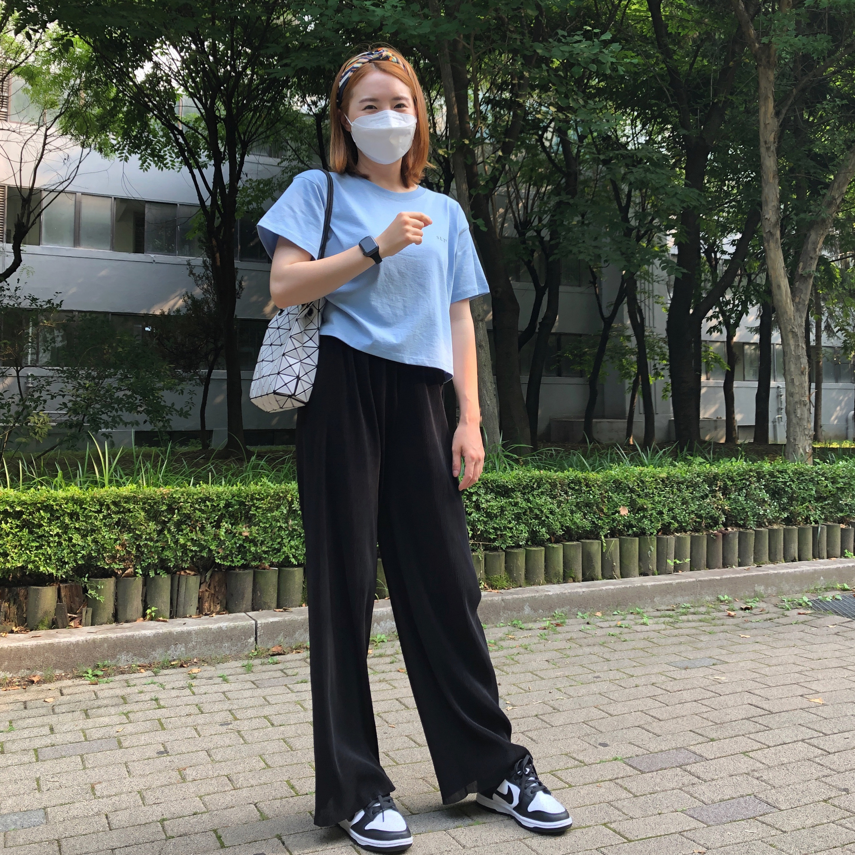 (W) Nike Dunk Low Black, Nike Dunk Low Retro Black 착용 스타일