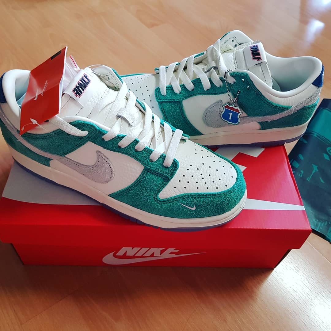 Nike x Kasina Dunk Low Road Sign - Kasina Exclusive 착용 스타일 - 2