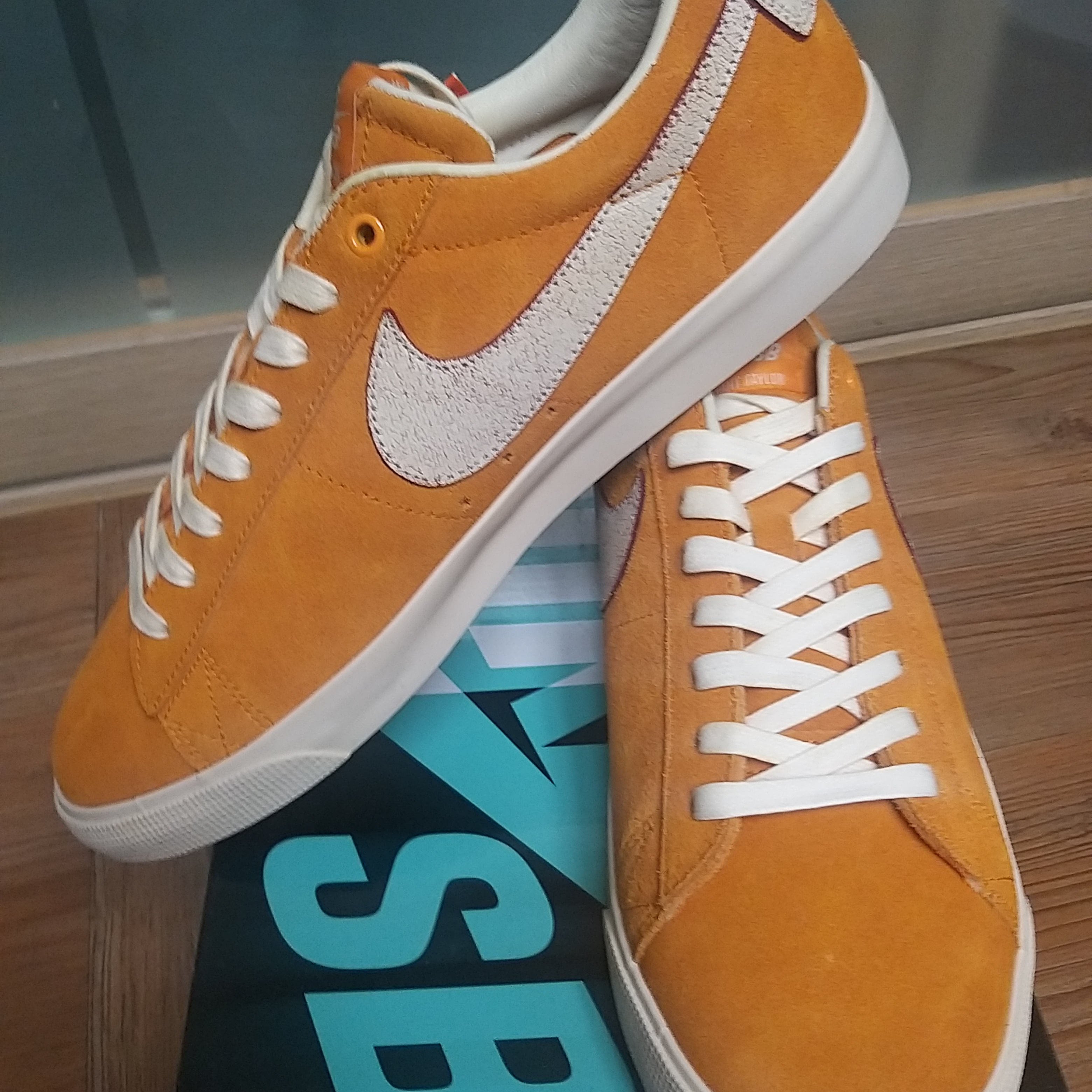 Nike SB Blazer Low GT QS Home State Georgia 착용 스타일 - 1