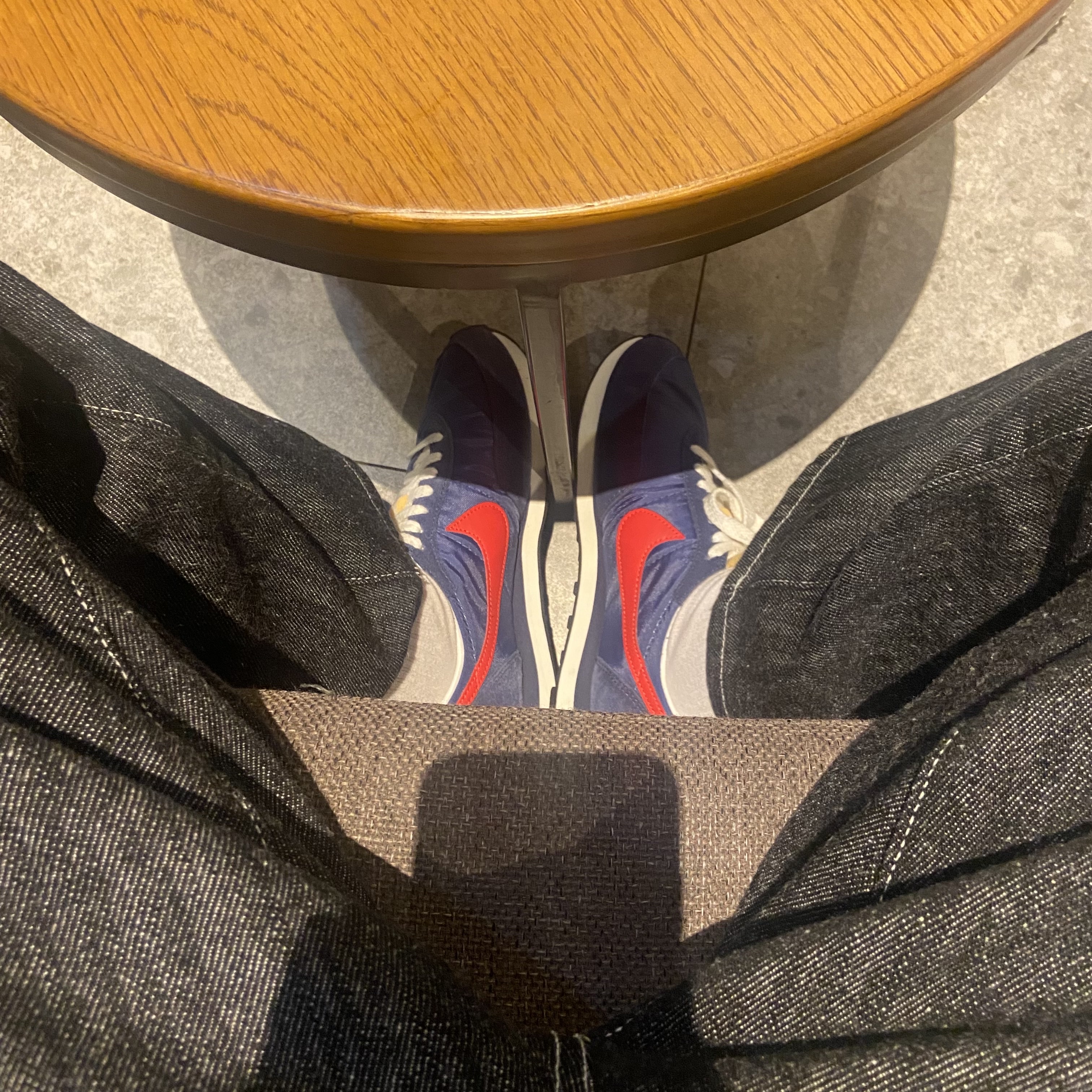 Nike Waffle Trainer 2 SP Midnight Navy 착용 스타일 - 2