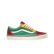 Vans Old Skool 36 DX Anaheim Factory Red Emerald Yellow