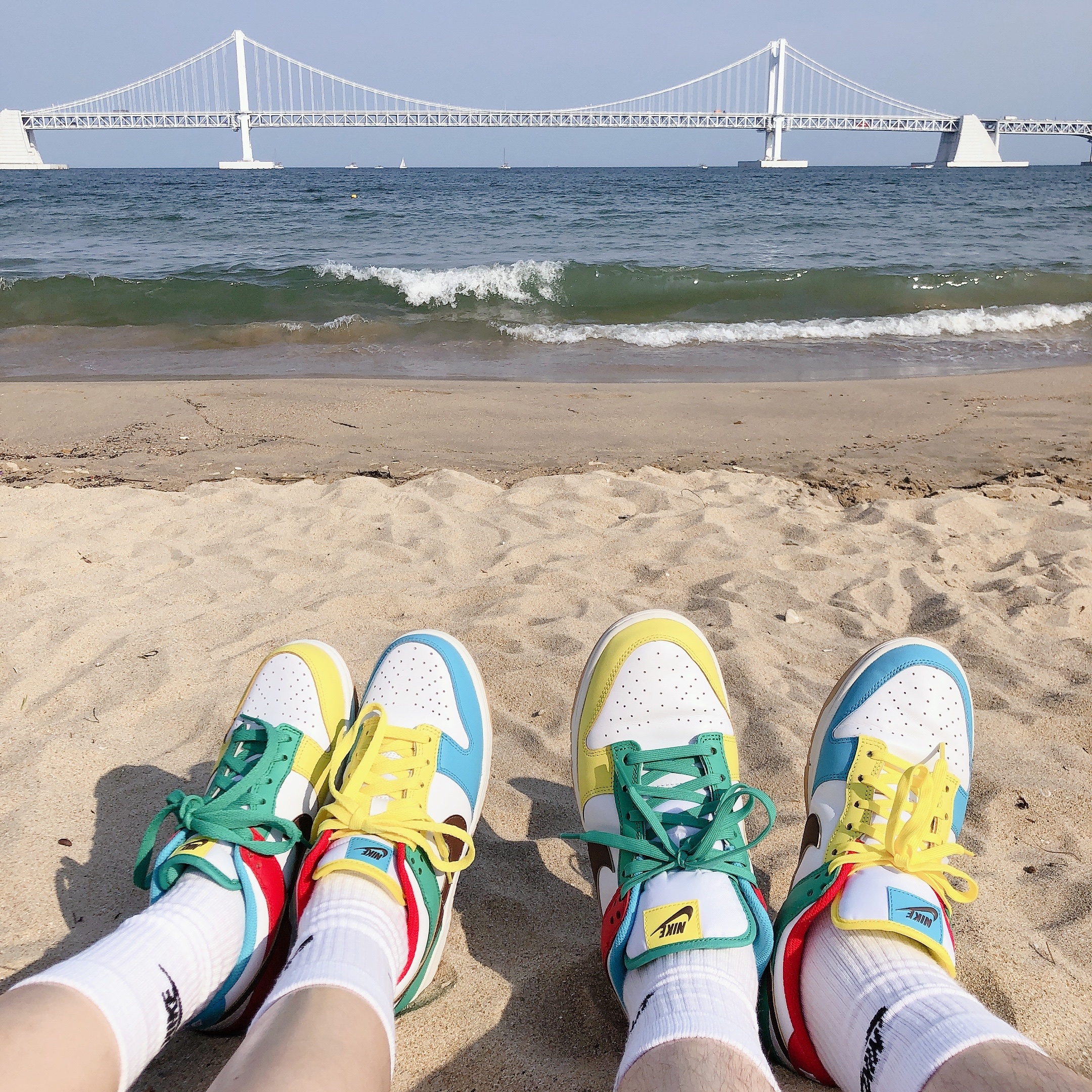 Nike Dunk Low SE Free.99 White, (GS) Nike Dunk Low SE Free.99 White 착용 스타일
