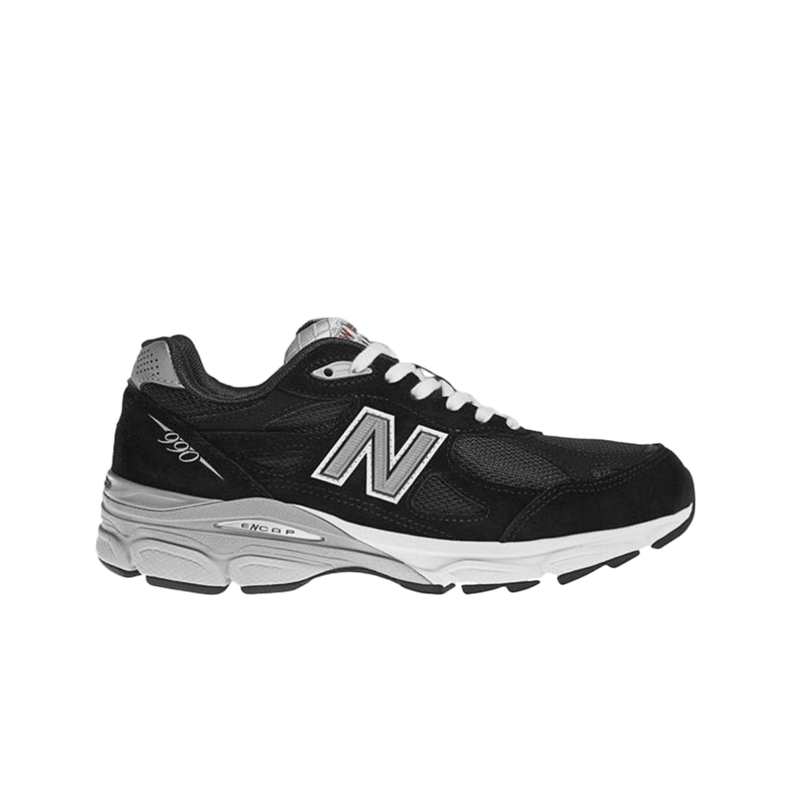 (W) 뉴발란스 990v3 메이드 인 USA 블랙 화이트 - B 스탠다드((W) New Balance 990v3 Made in USA Black White - B Standard)