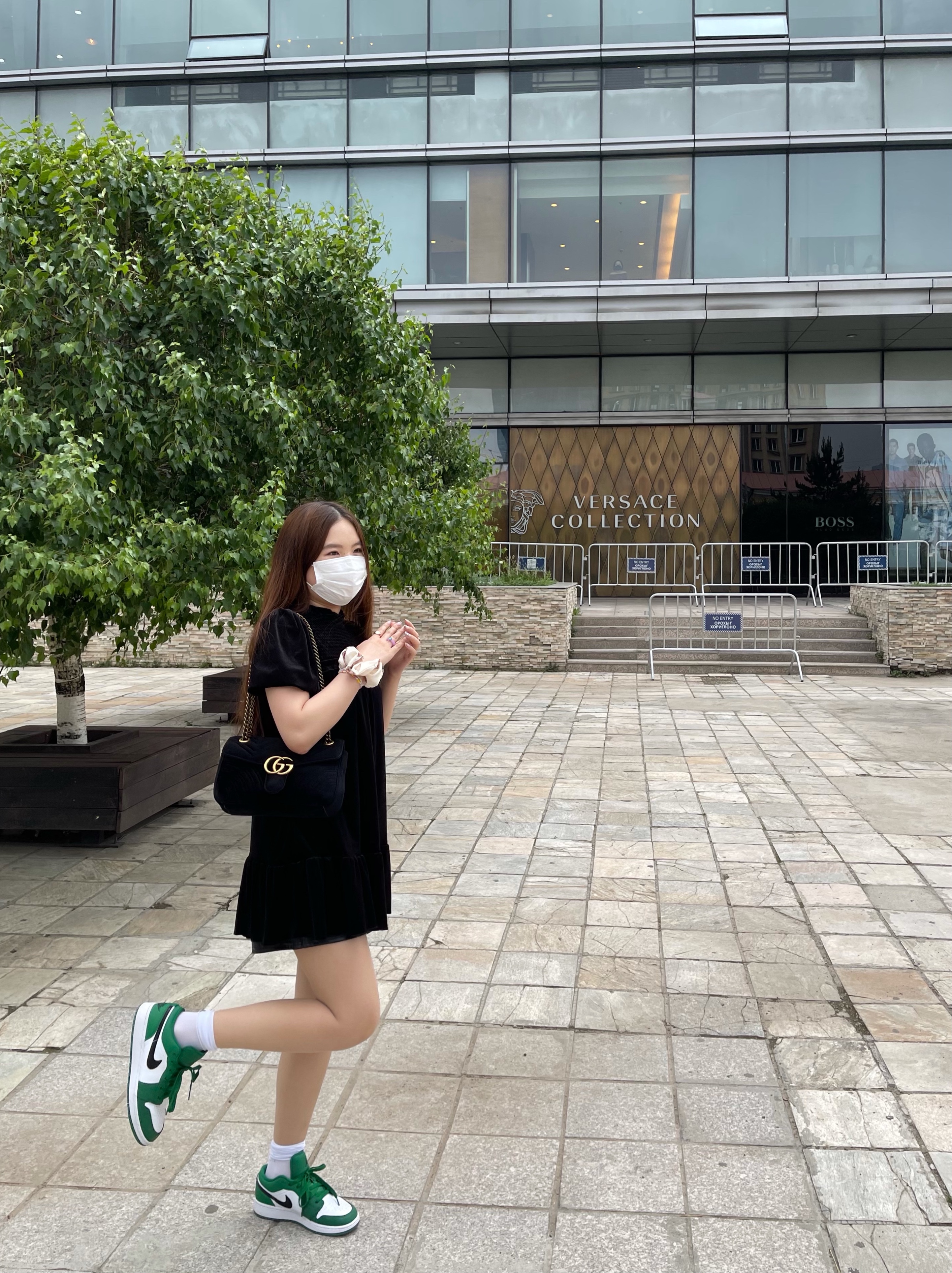 Jordan 1 Low Pine Green 착용 스타일