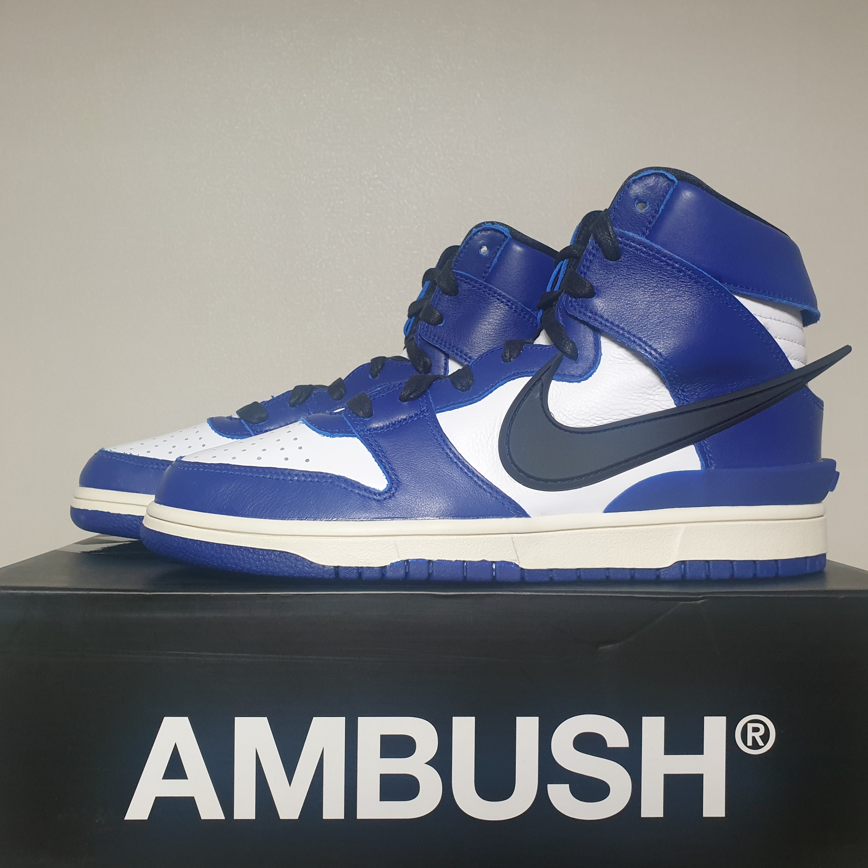 Nike x Ambush Dunk High Deep Royal Blue 착용 스타일
