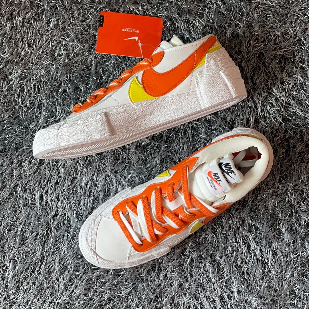 Nike x Sacai Blazer Low Magma Orange 착용 스타일