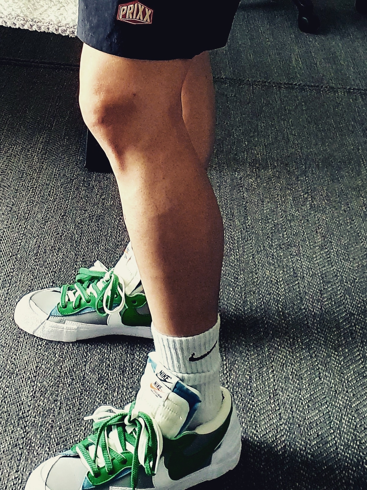 Nike x Sacai Blazer Low Classic Green 착용 스타일
