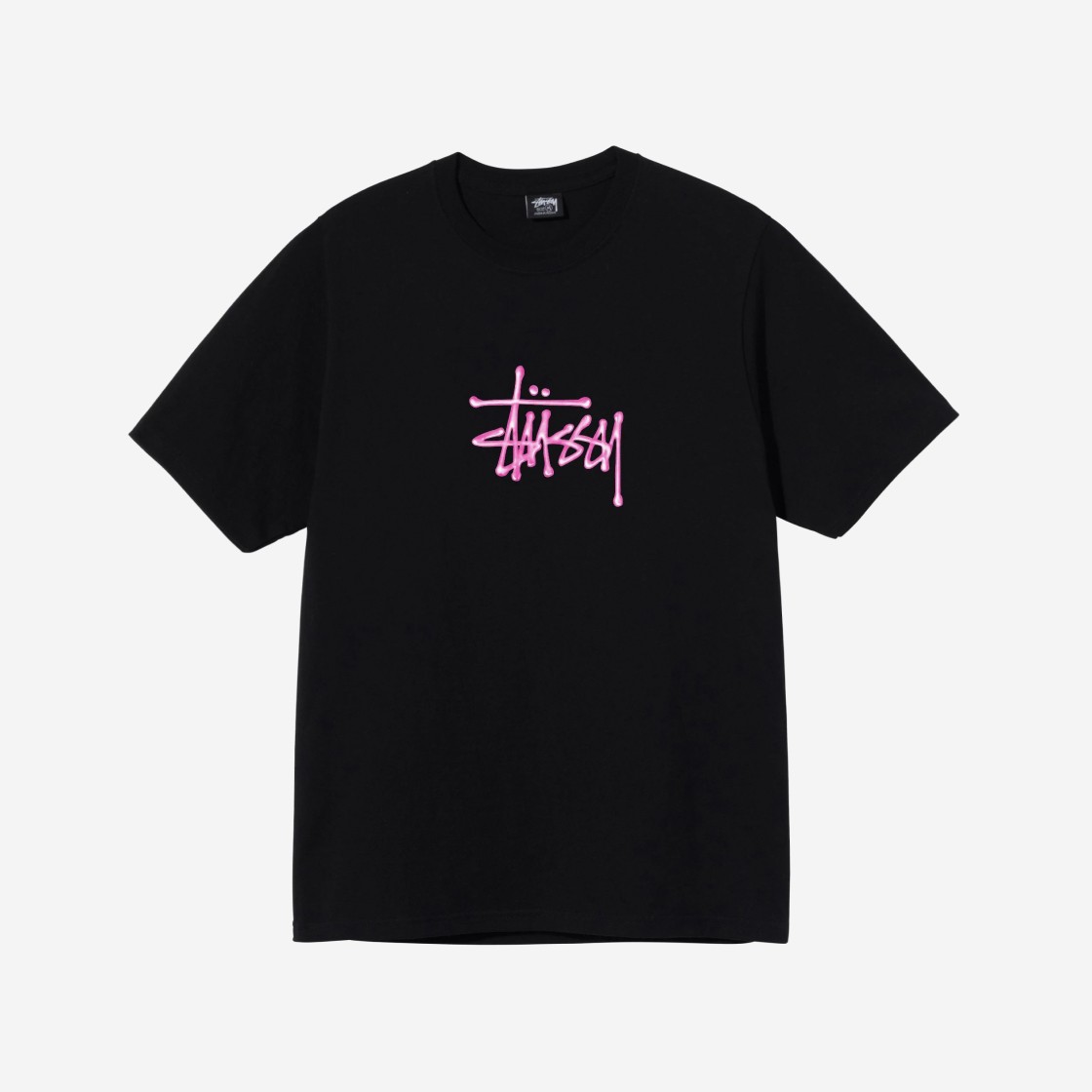 Stussy Gel Stock T-Shirt Black 상세 이미지 1