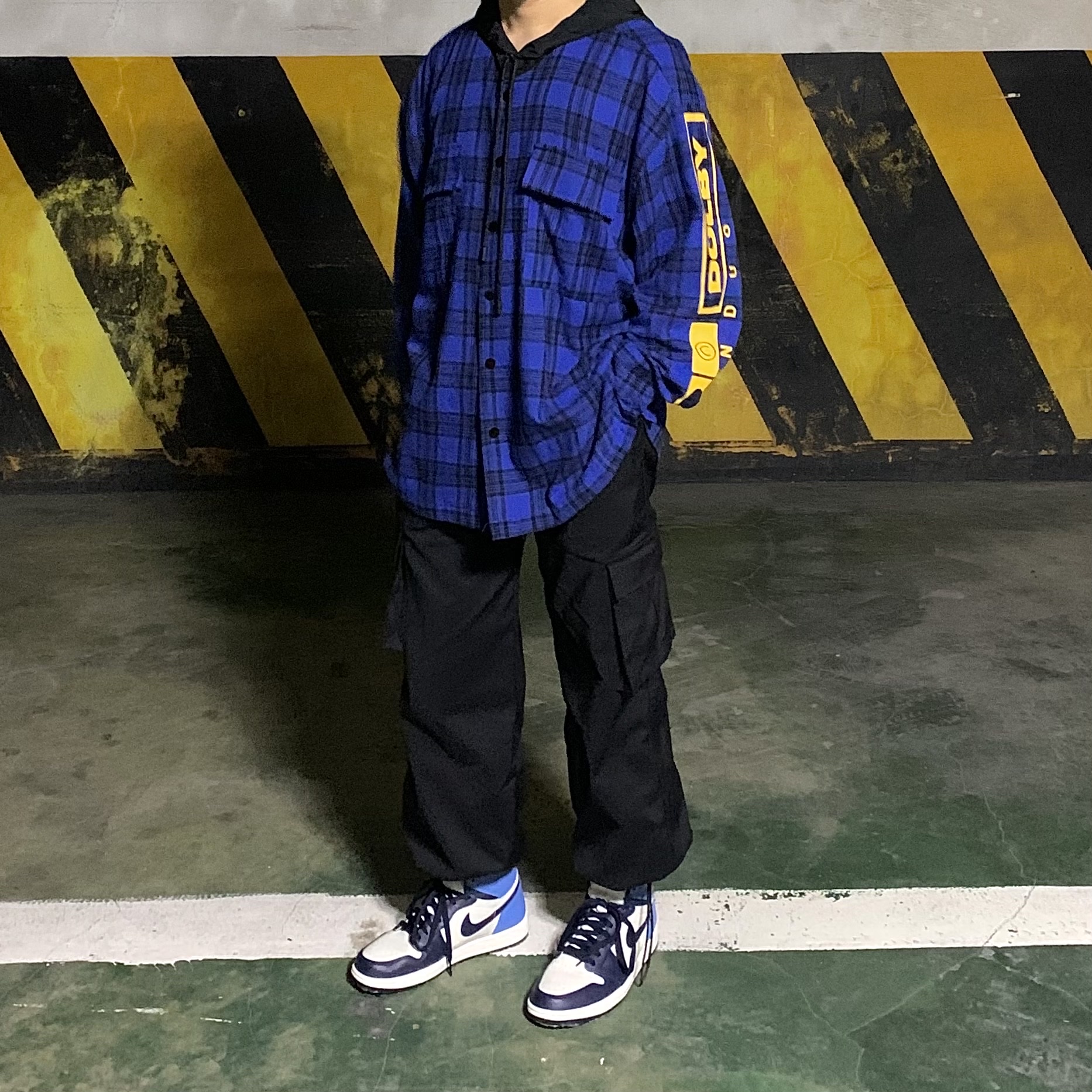 Jordan 1 Retro High Obsidian UNC 착용 스타일