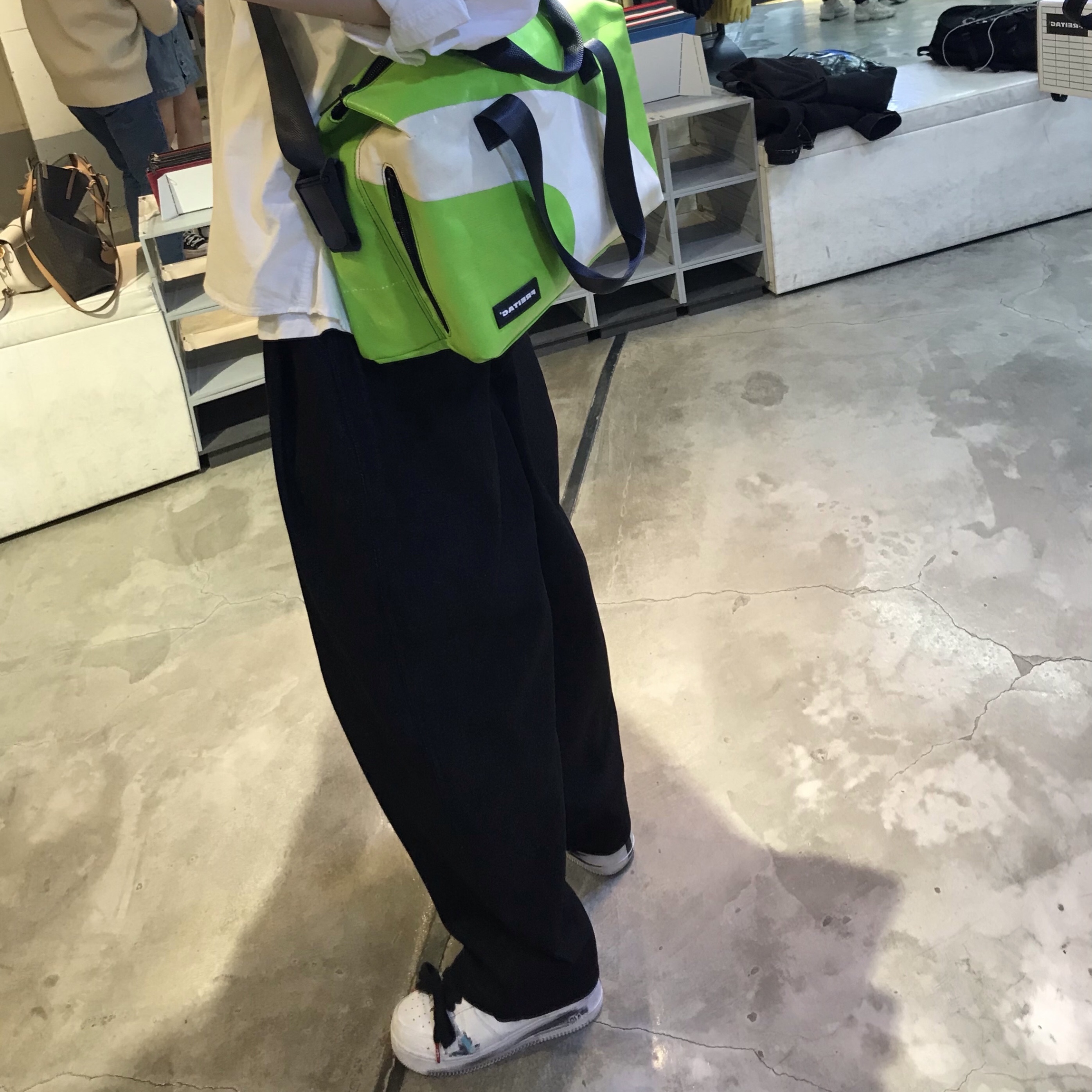 Nike x Peaceminusone Air Force 1 Low Para-Noise 2.0 착용 스타일