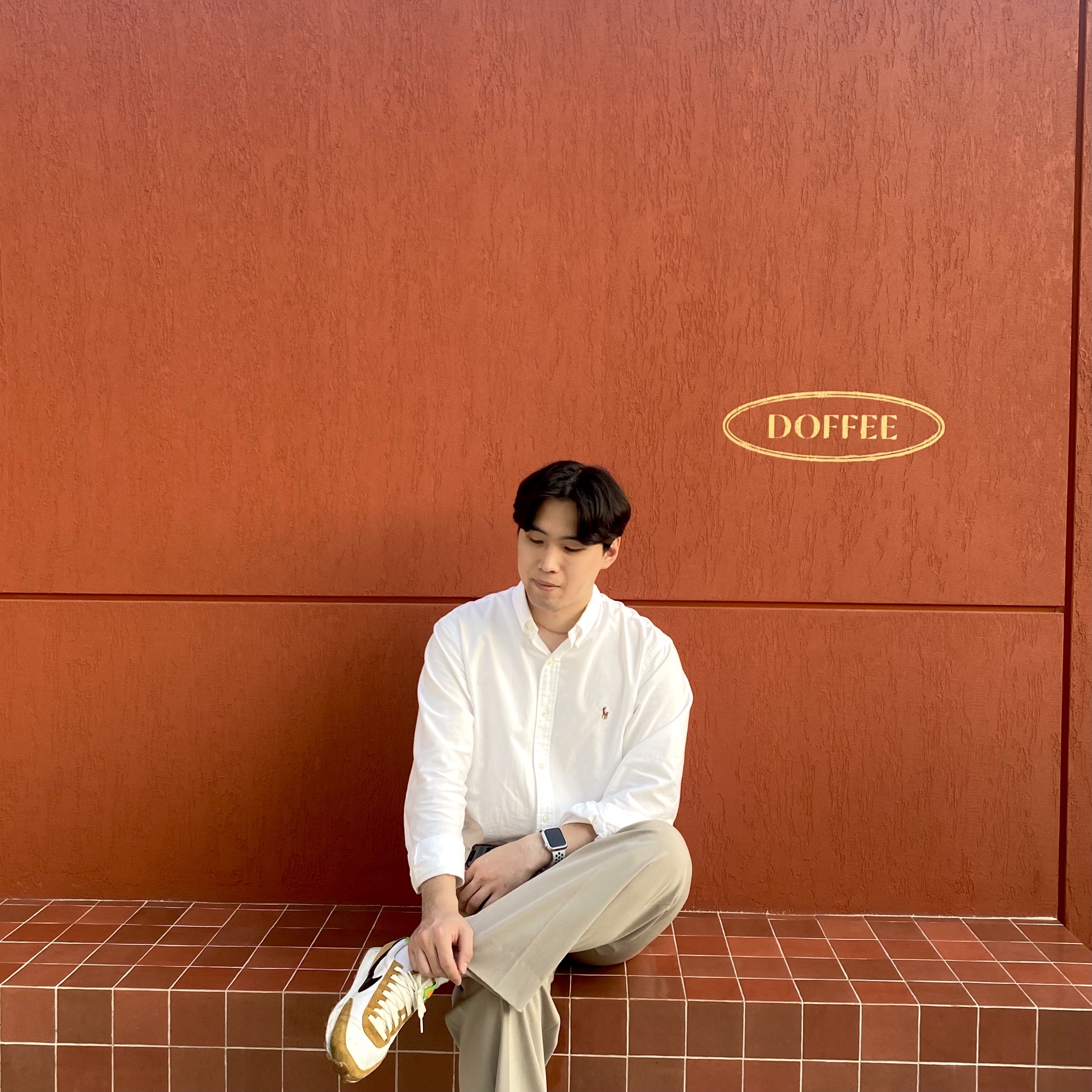 (W) Nike Daybreak Wheat 착용 스타일