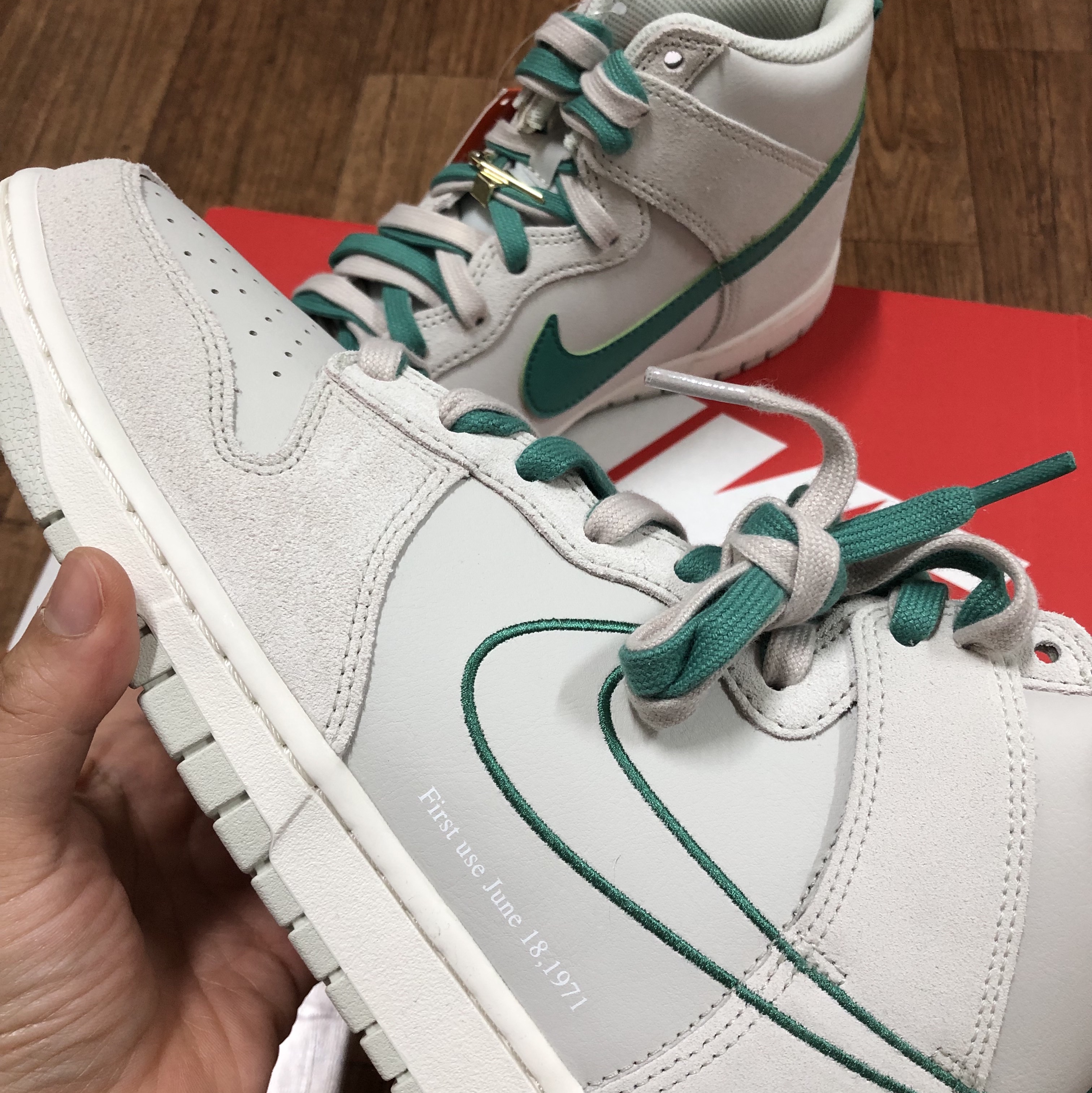 Nike Dunk High SE First Use Sail 착용 스타일 - 2