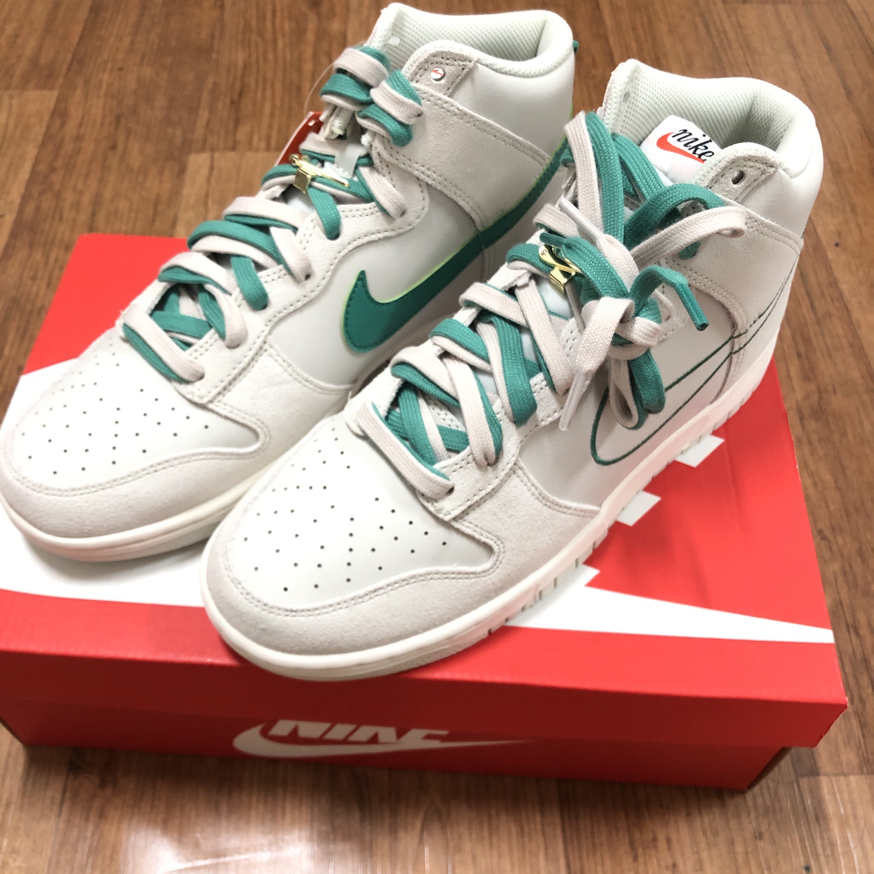 Nike Dunk High SE First Use Sail 착용 스타일 - 1