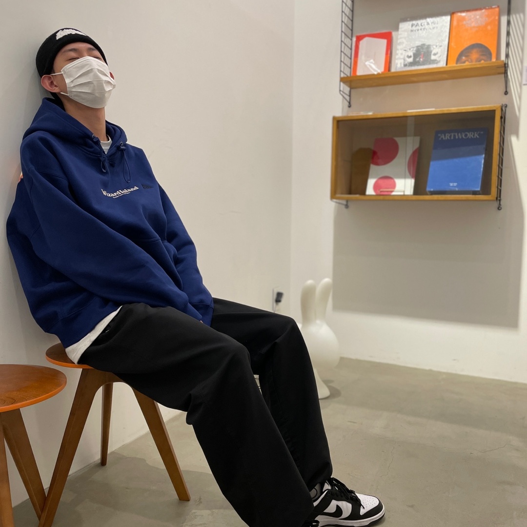 Nike NRG ACG Hoodie Wizard Blue Void - Asia, Nike Dunk Low Retro Black 착용 스타일