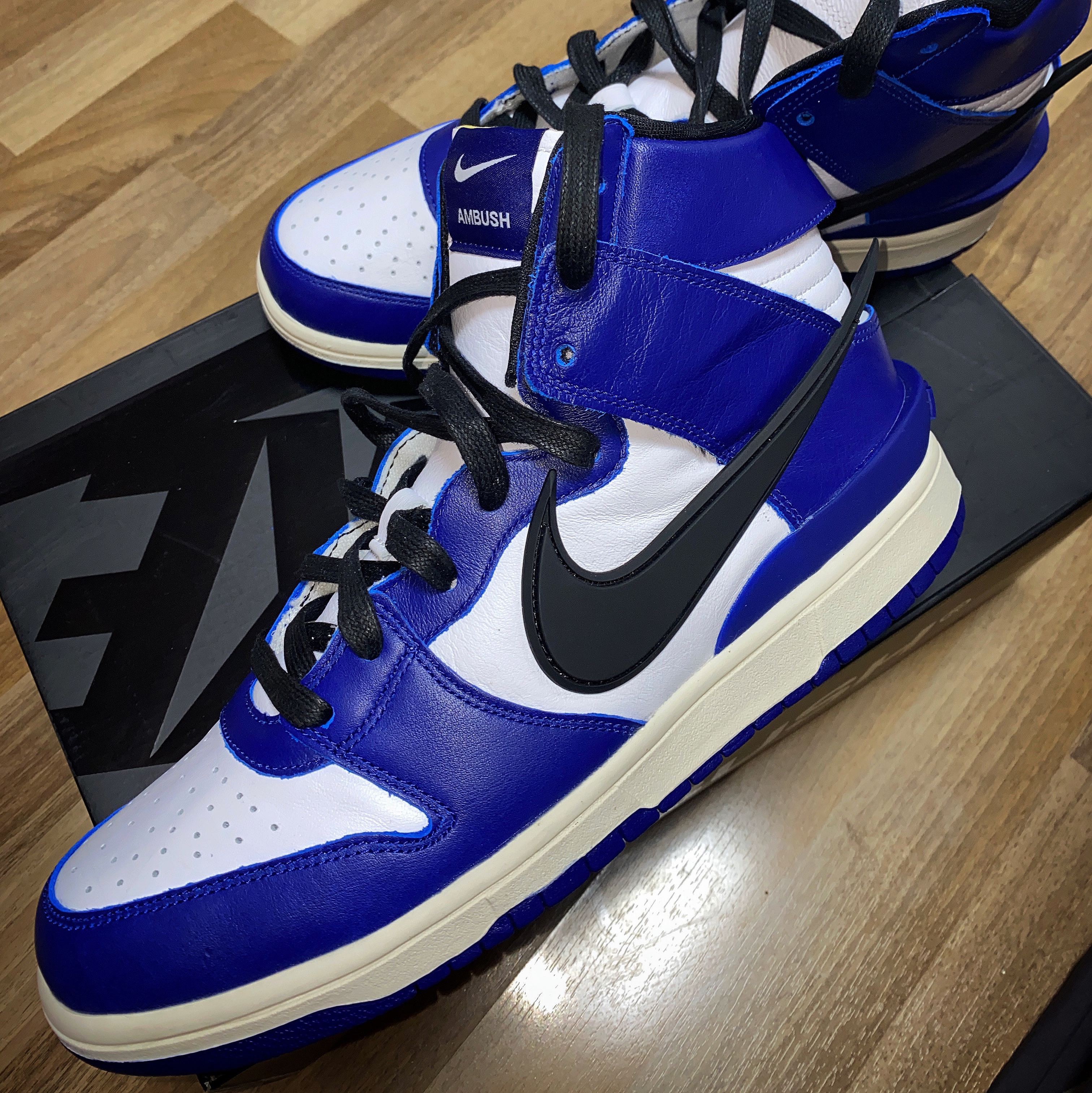 Nike x Ambush Dunk High Deep Royal Blue 착용 스타일 - 1