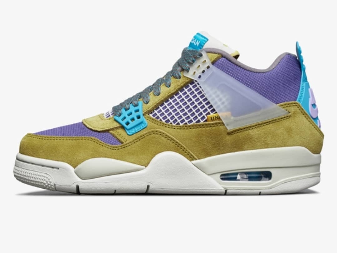 Jordan 4 x Union Retro SP Desert Moss 착용 스타일 - 1