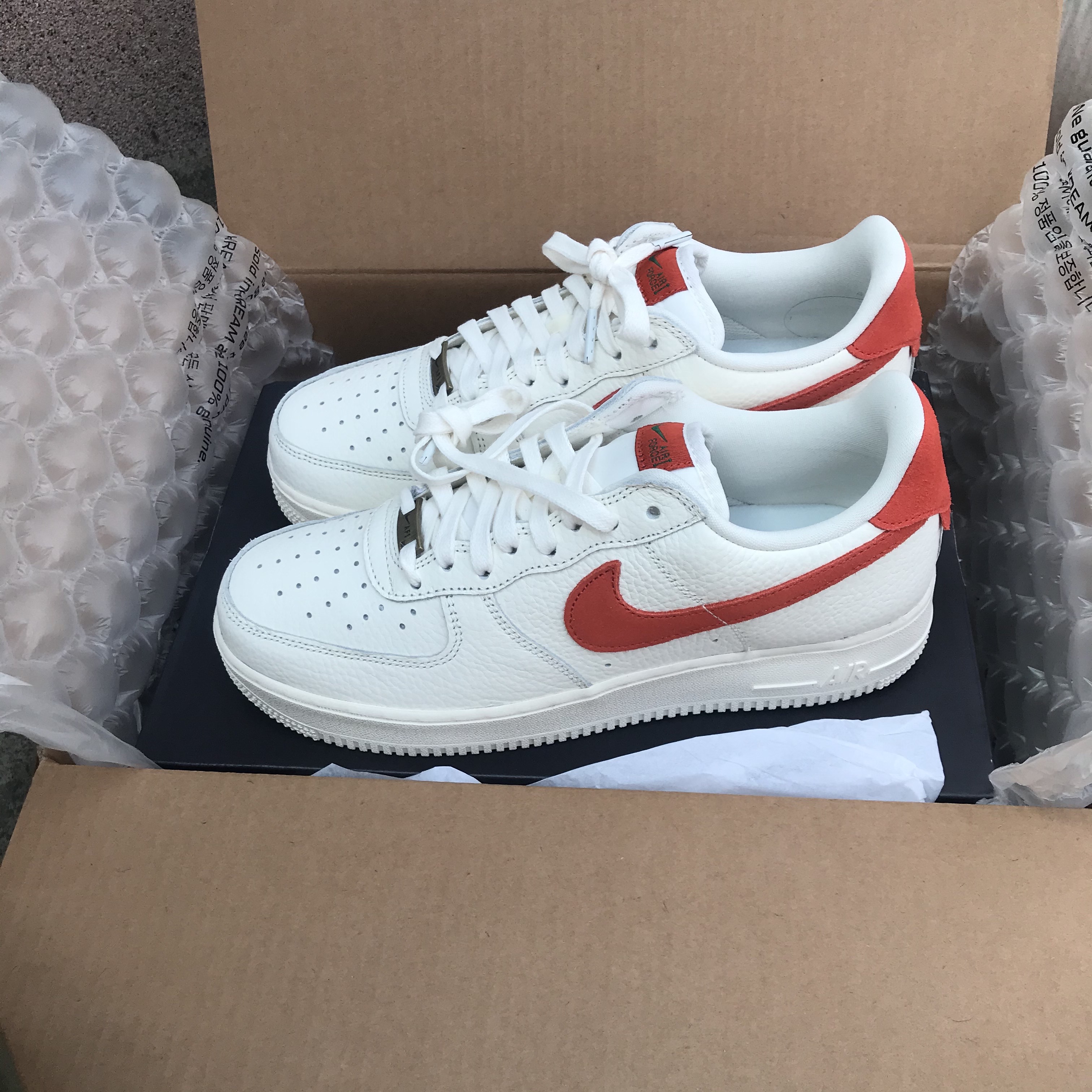 Nike Air Force 1 '07 Craft Mantra Orange 착용 스타일 - 2