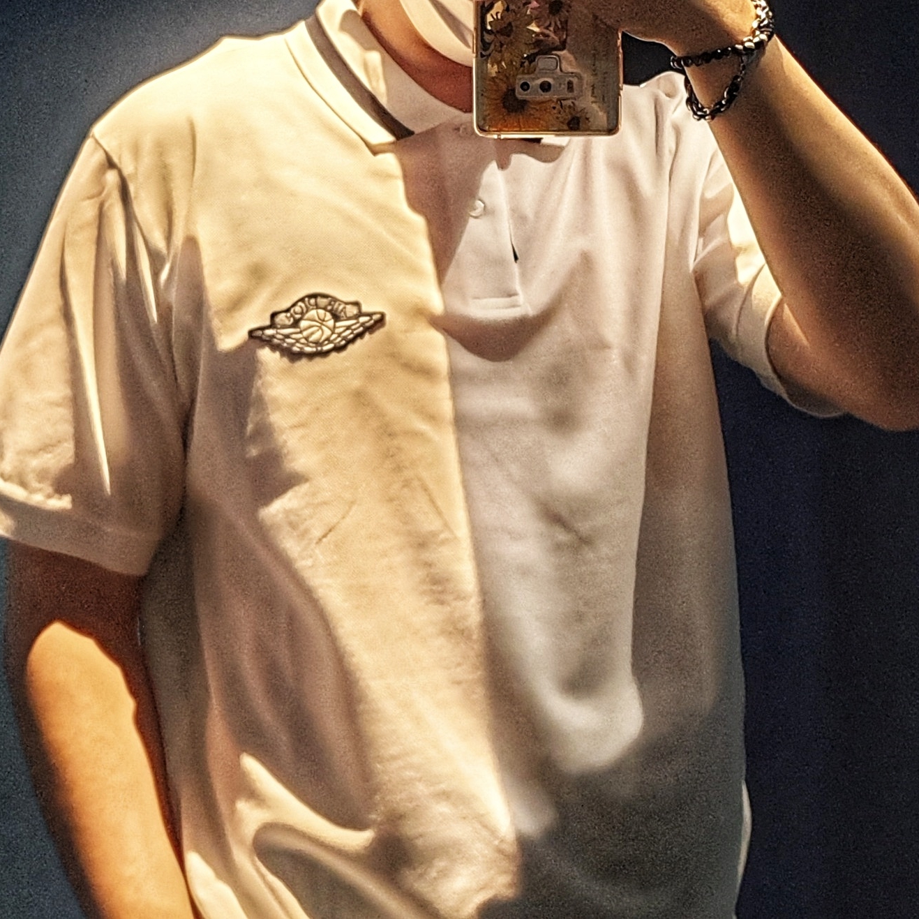 (W) Nike Dunk Low SE Flip, Nike x Stussy WT T-Shirt White - US/EU 착용 스타일 - 3