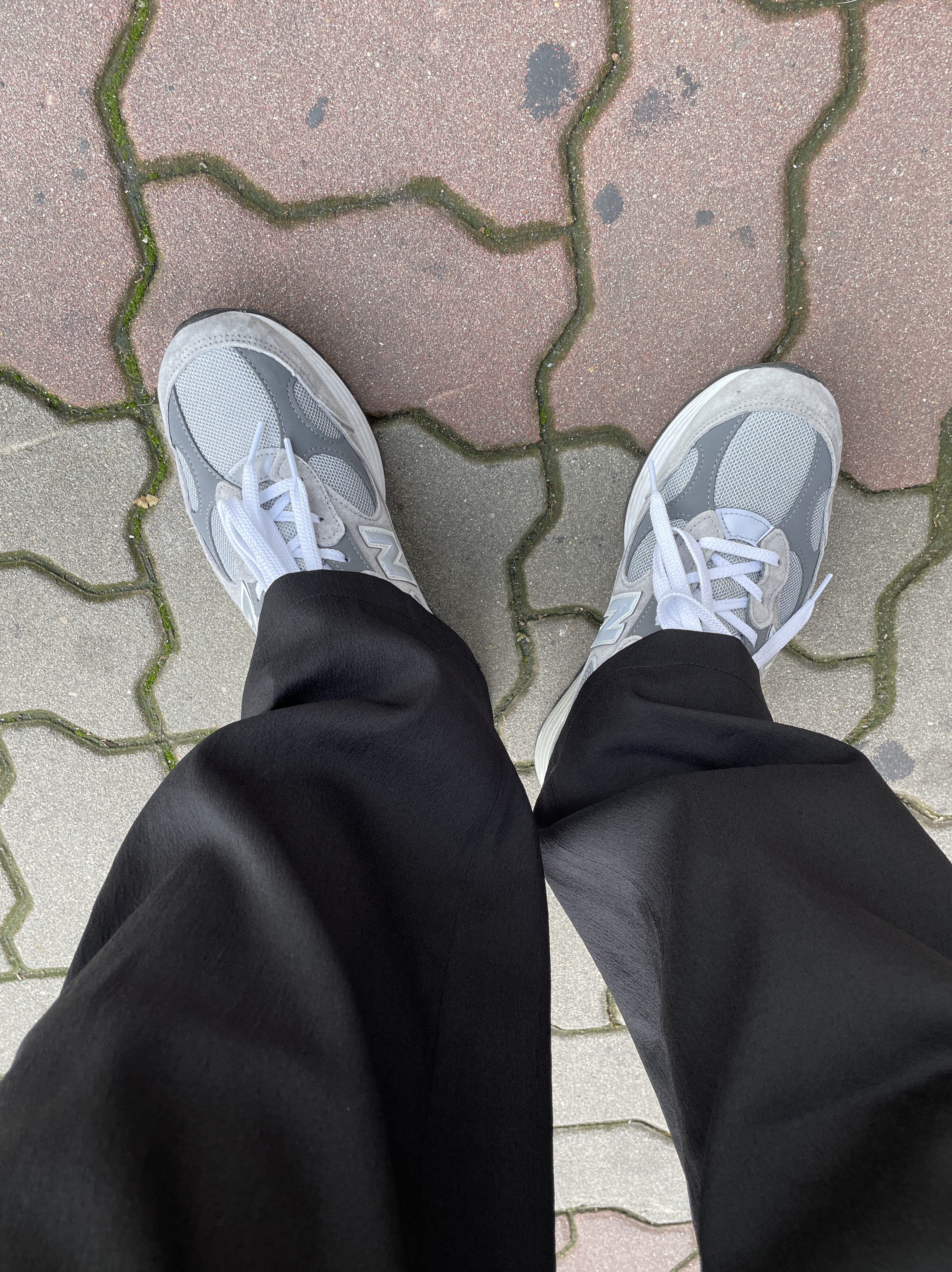 New Balance 992 Made in USA Grey - D Standard 착용 스타일