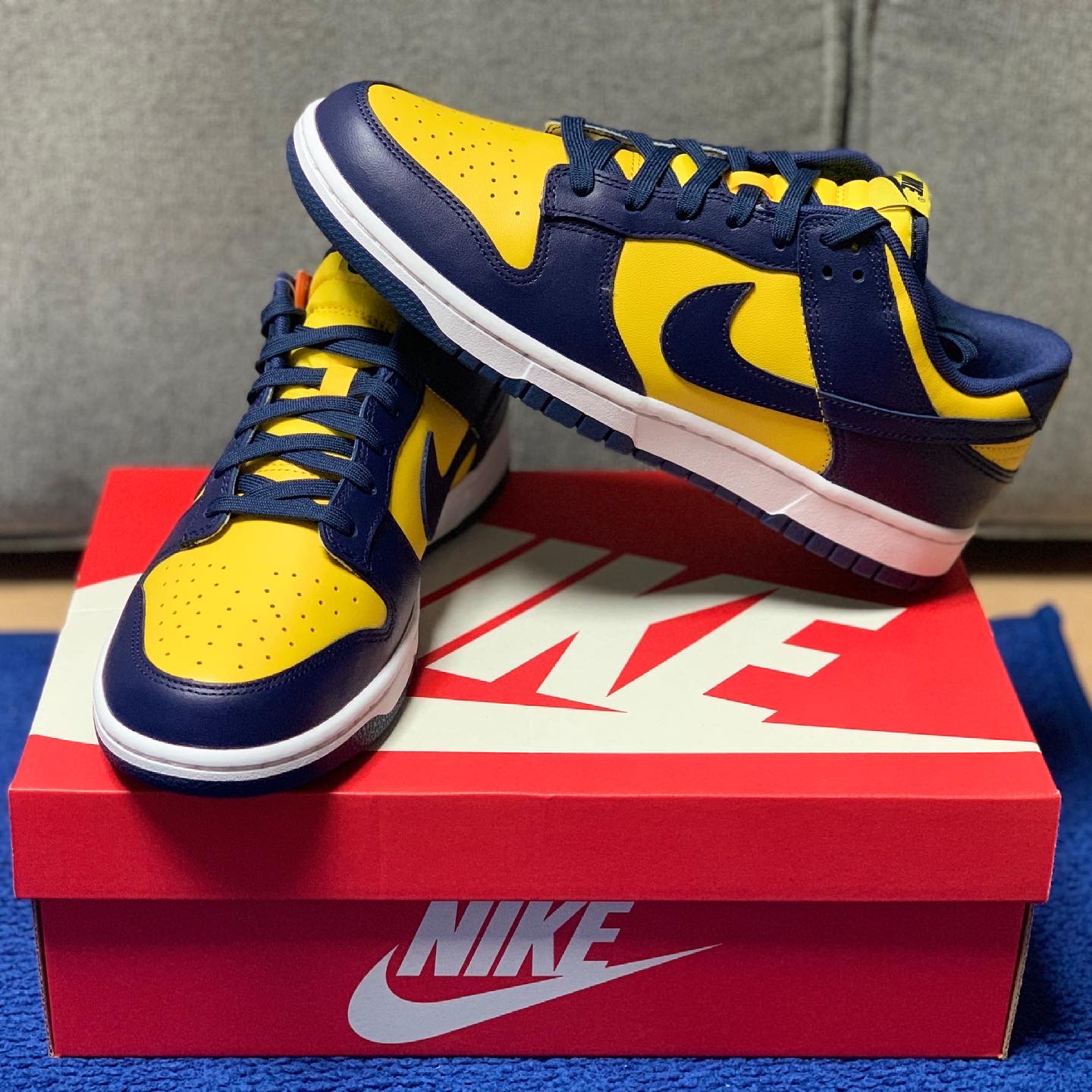 Nike Dunk Low Retro Varsity Maize 착용 스타일 - 4