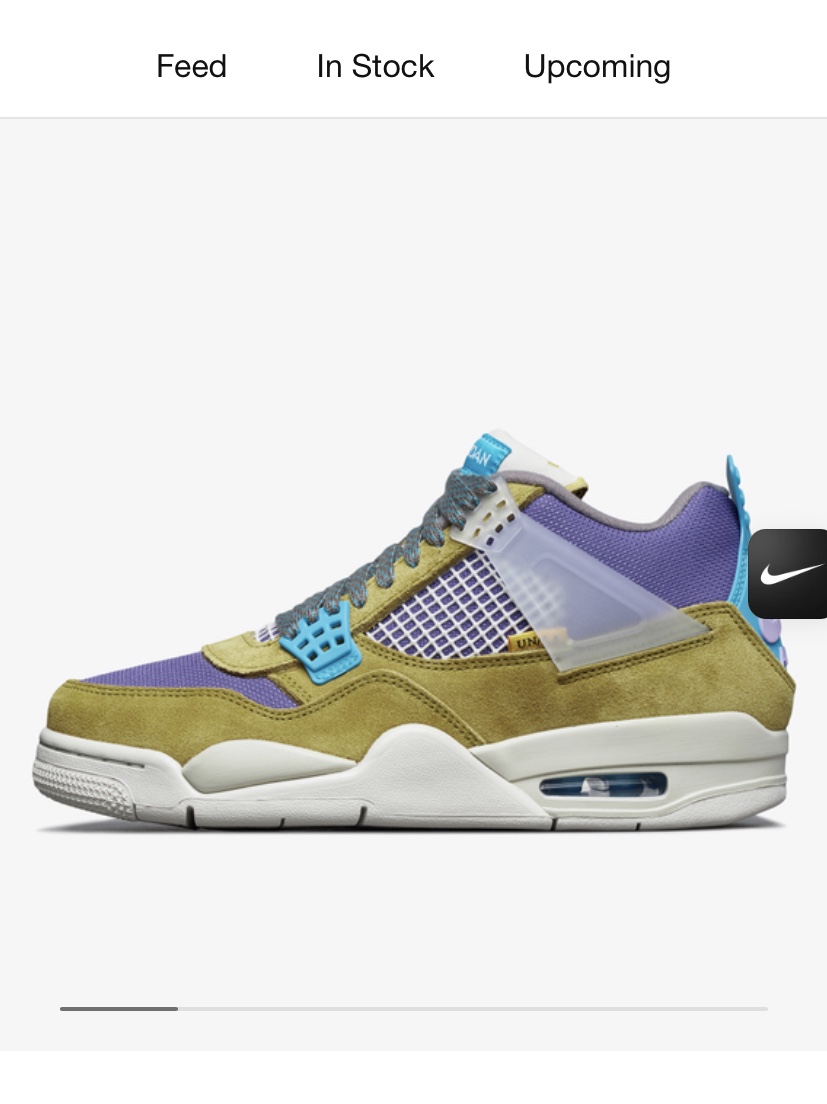Jordan 4 x Union Retro SP Desert Moss 착용 스타일 - 1