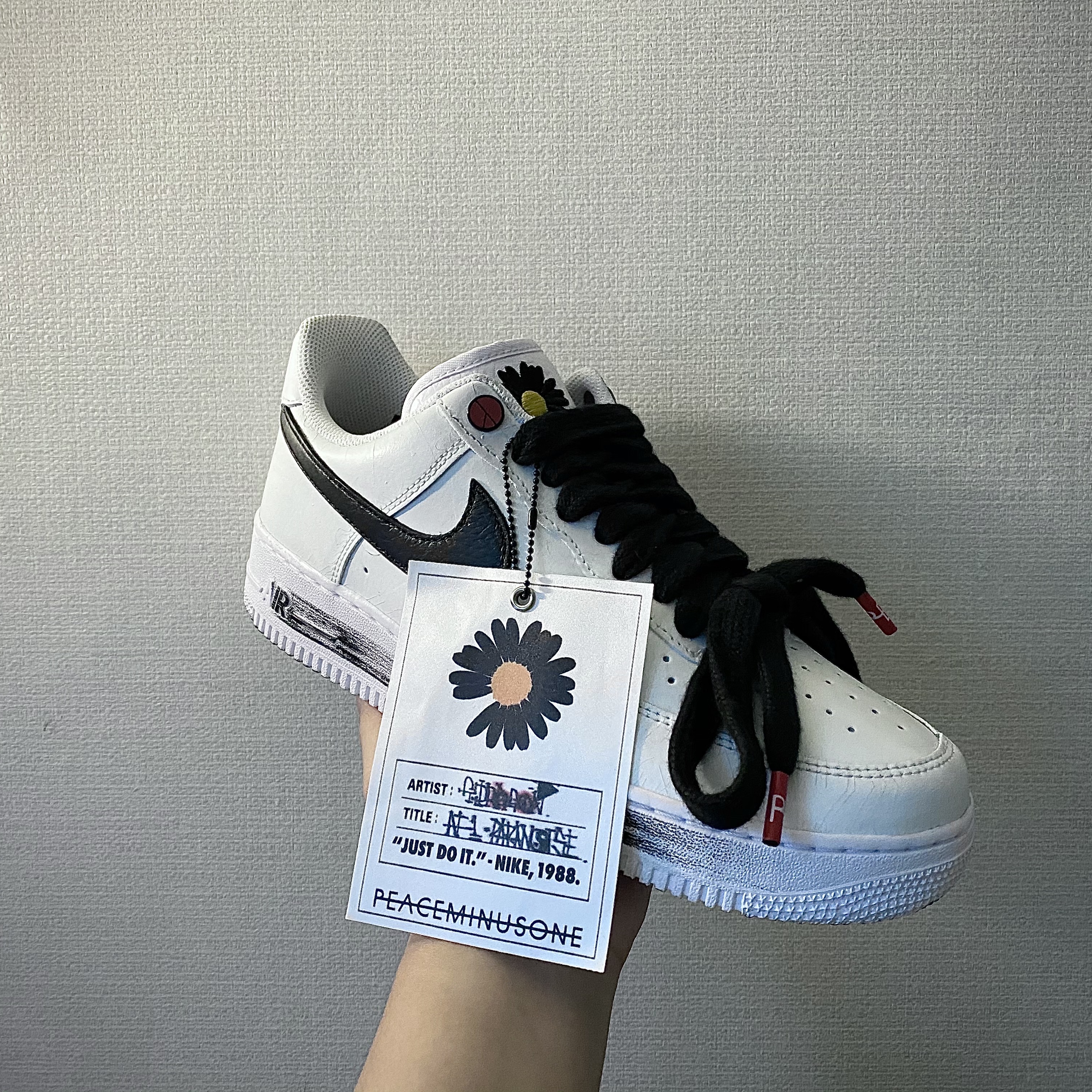 Nike x Peaceminusone Air Force 1 Low Para-Noise 2.0 착용 스타일 - 1