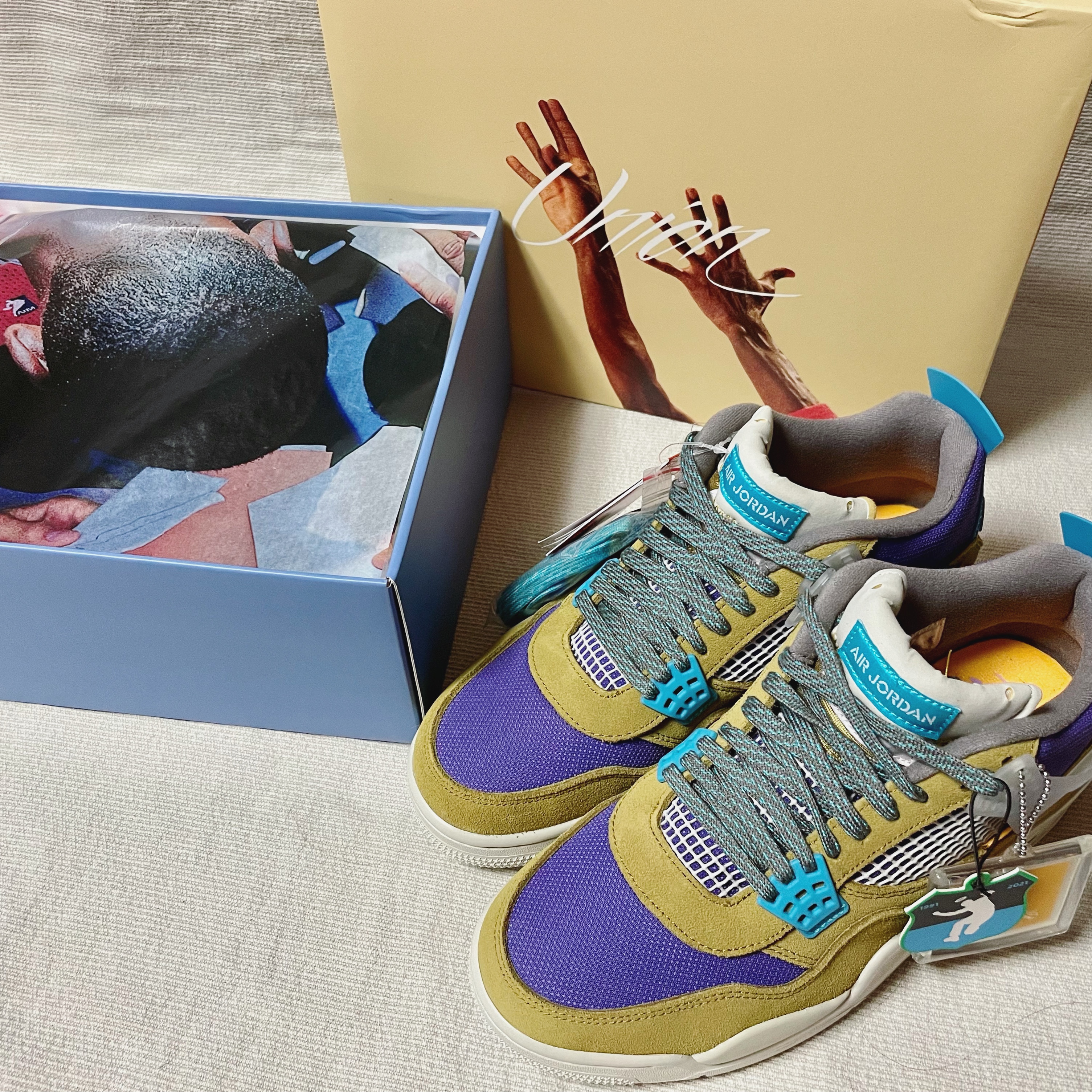 Jordan 4 x Union Retro SP Desert Moss 착용 스타일